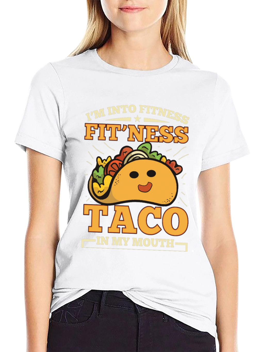 Fitness Taco Graphic T-Shirt - Gym Humor Tee