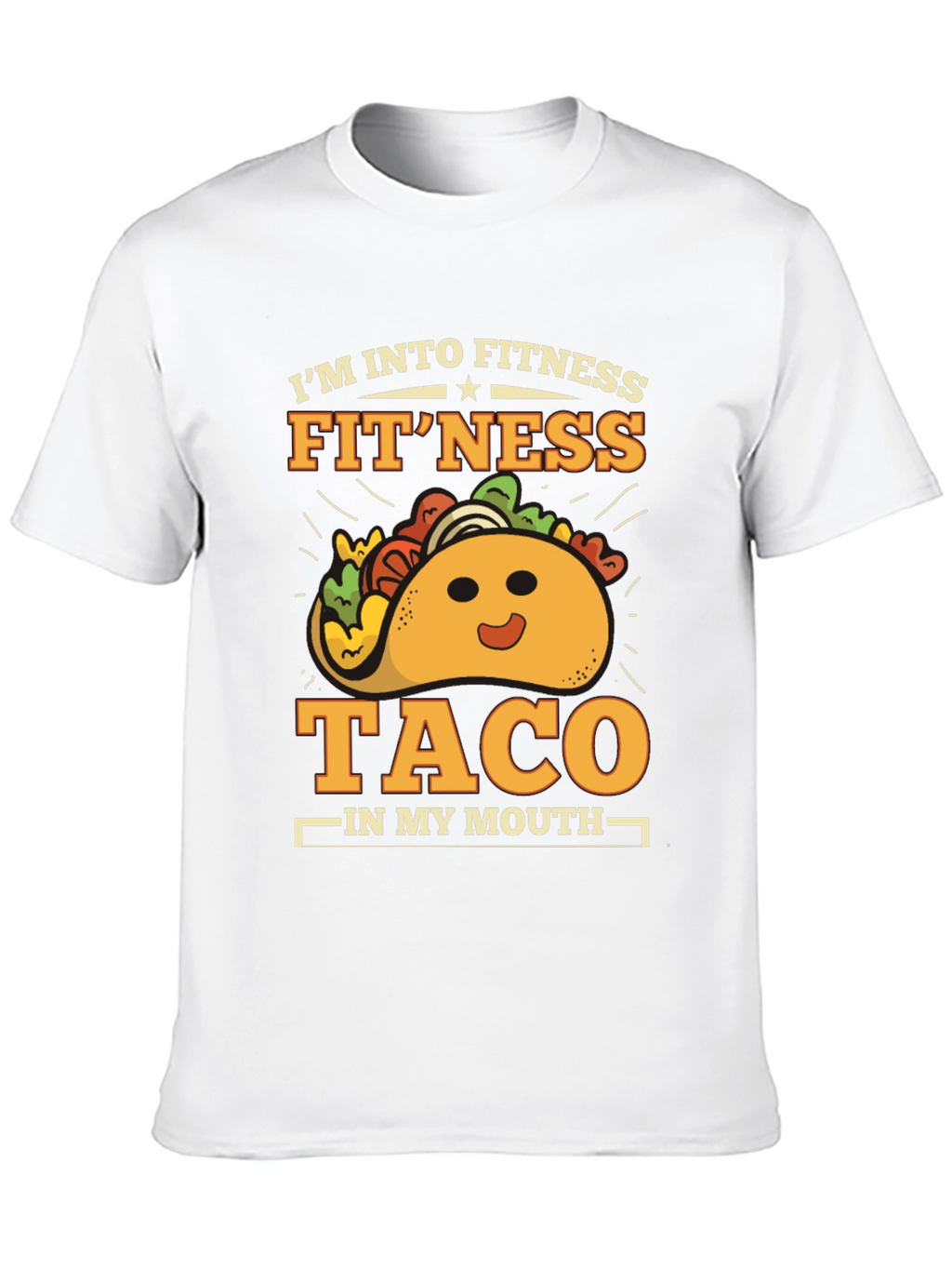 Fitness Taco Graphic T-Shirt - Gym Humor Tee