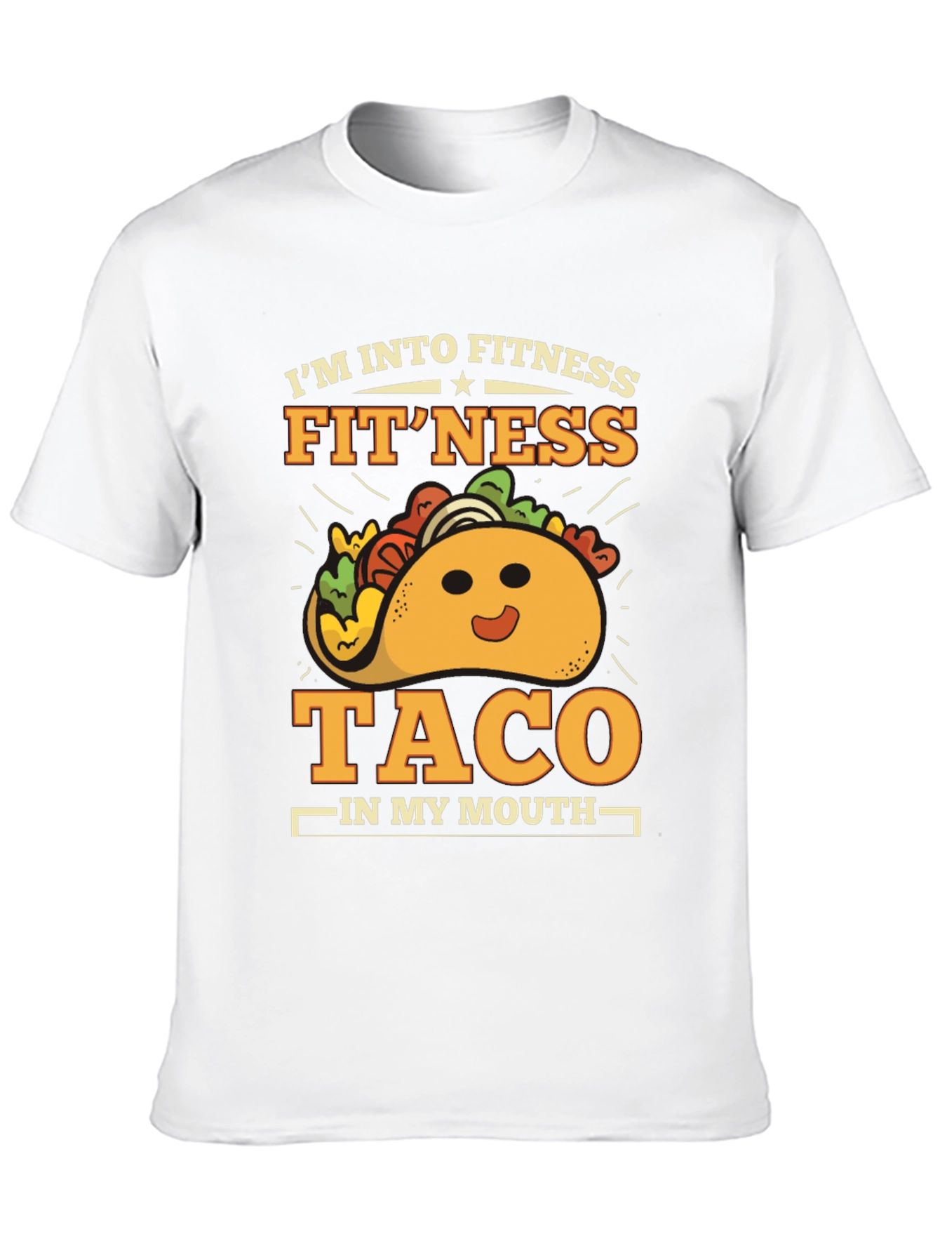 Fitness Taco Graphic T-Shirt - Gym Humor Tee