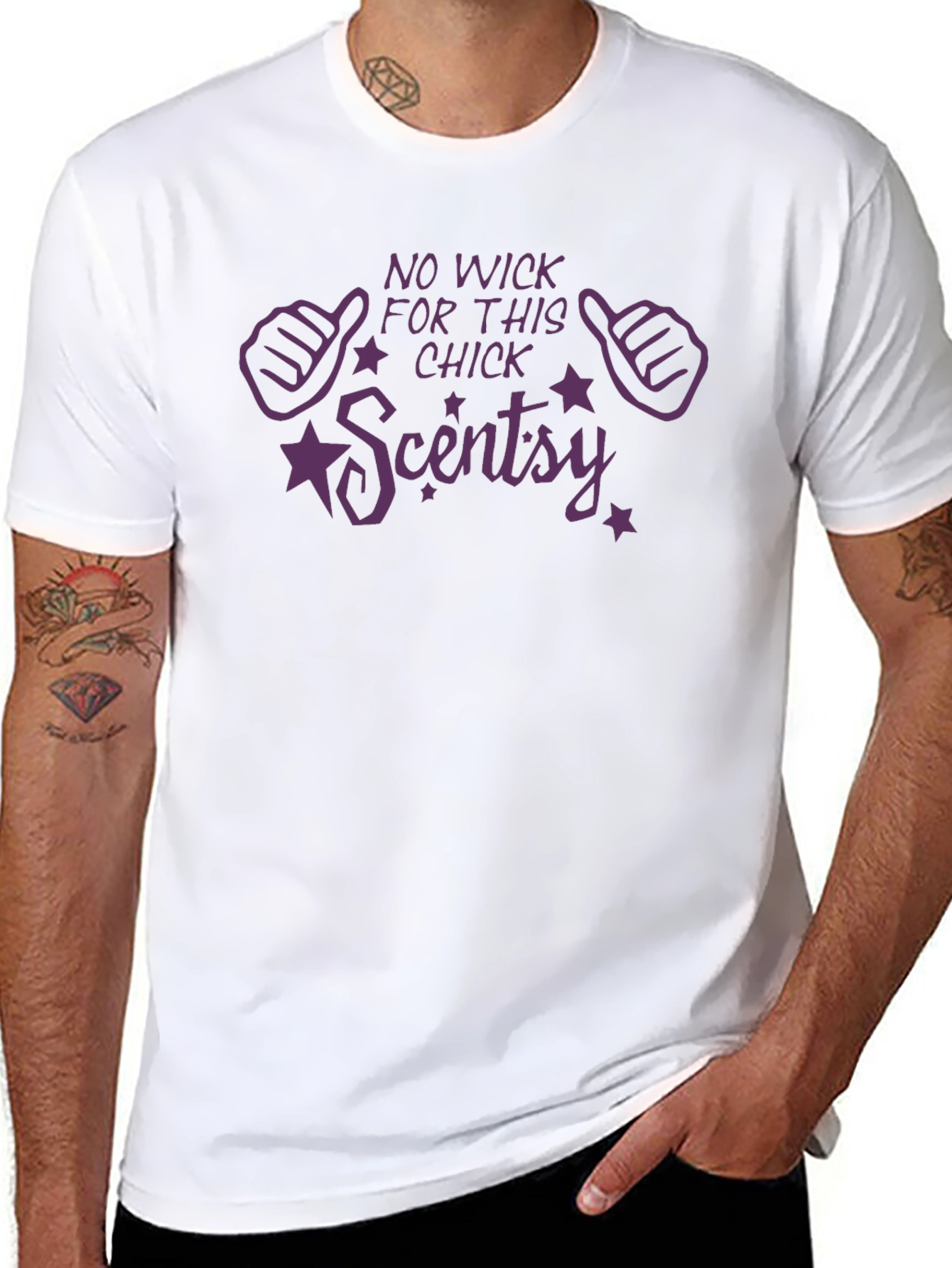 No Wick for This Chick Scentsy T-Shirt