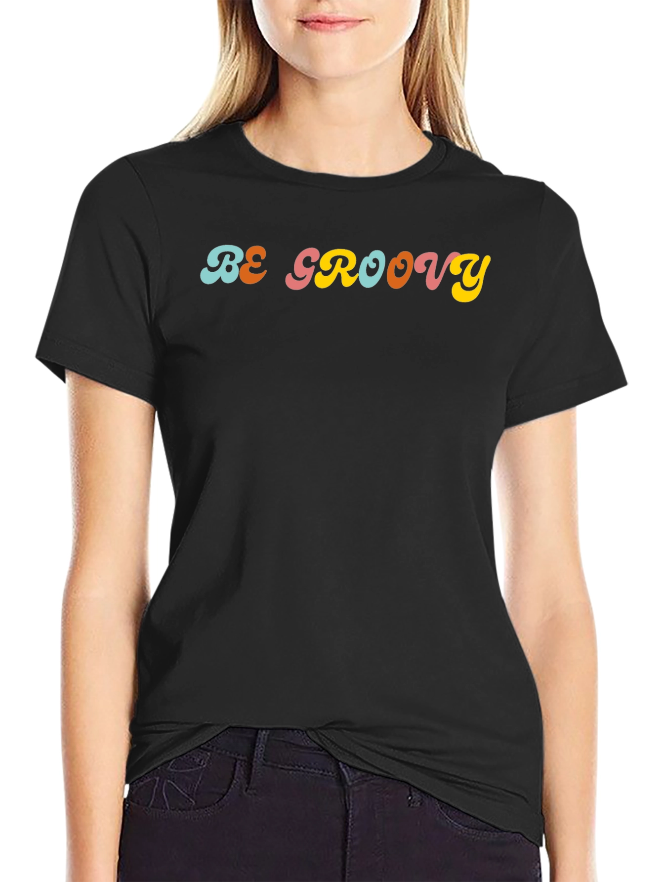 Be Groovy Retro T-Shirt - Stylish Comfort