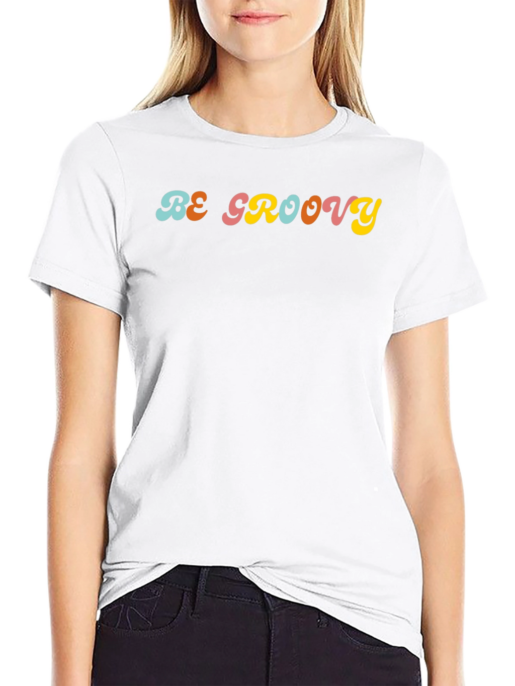 Be Groovy Retro T-Shirt - Stylish Comfort