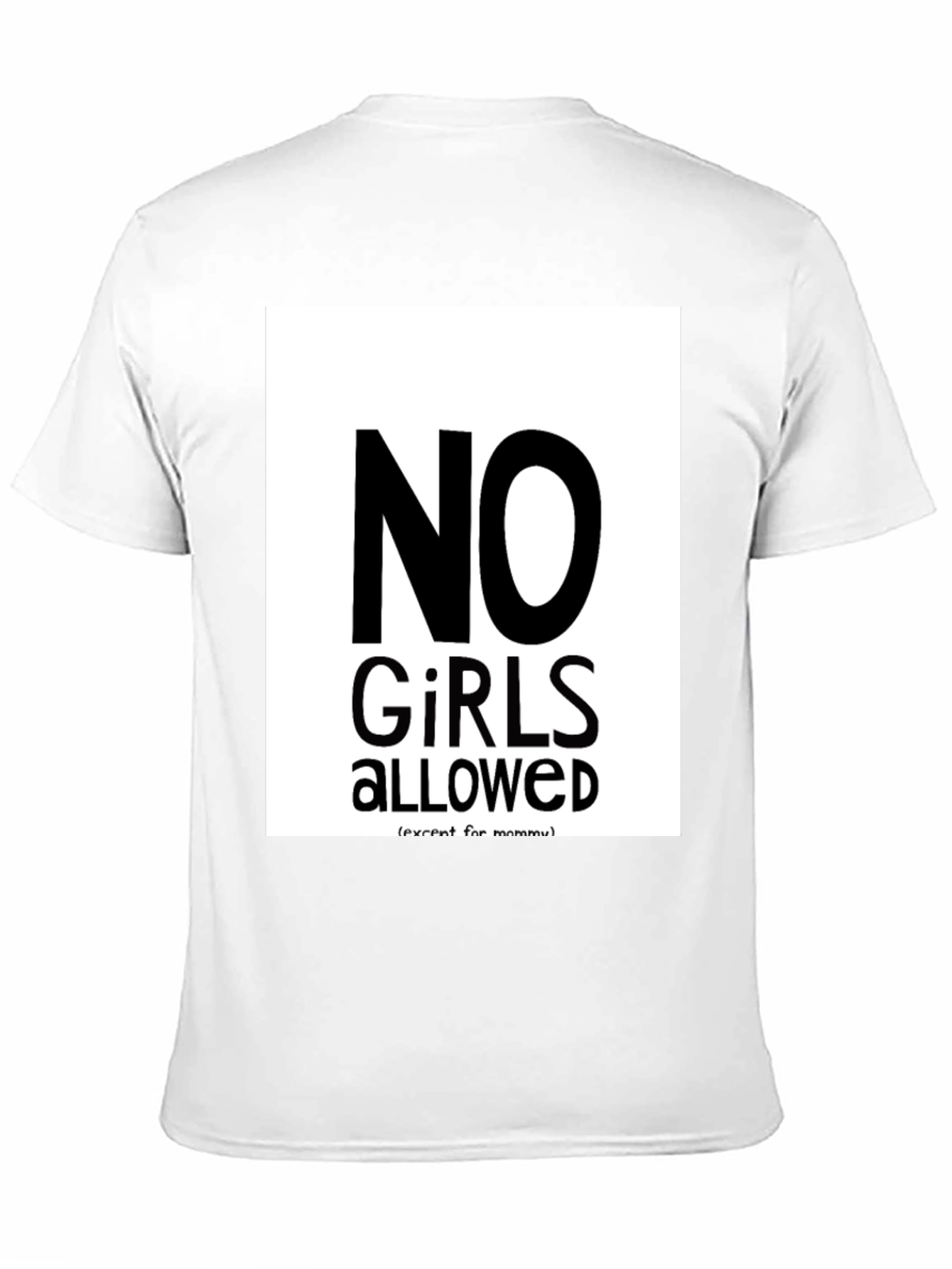 No Girls Allowed Graphic Tee - Mens Black T-Shirt