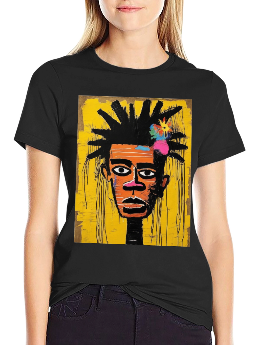 Abstract Art Graphic Tee - Stylish Streetwear