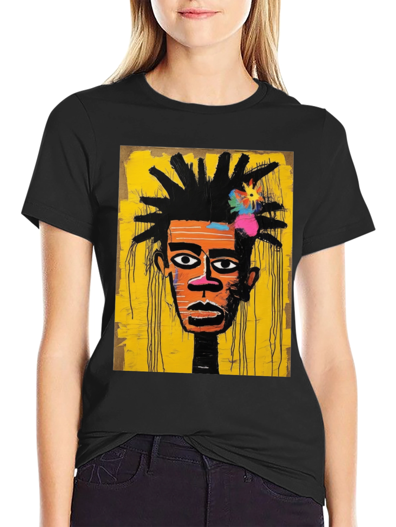 Abstract Art Graphic Tee - Stylish Streetwear