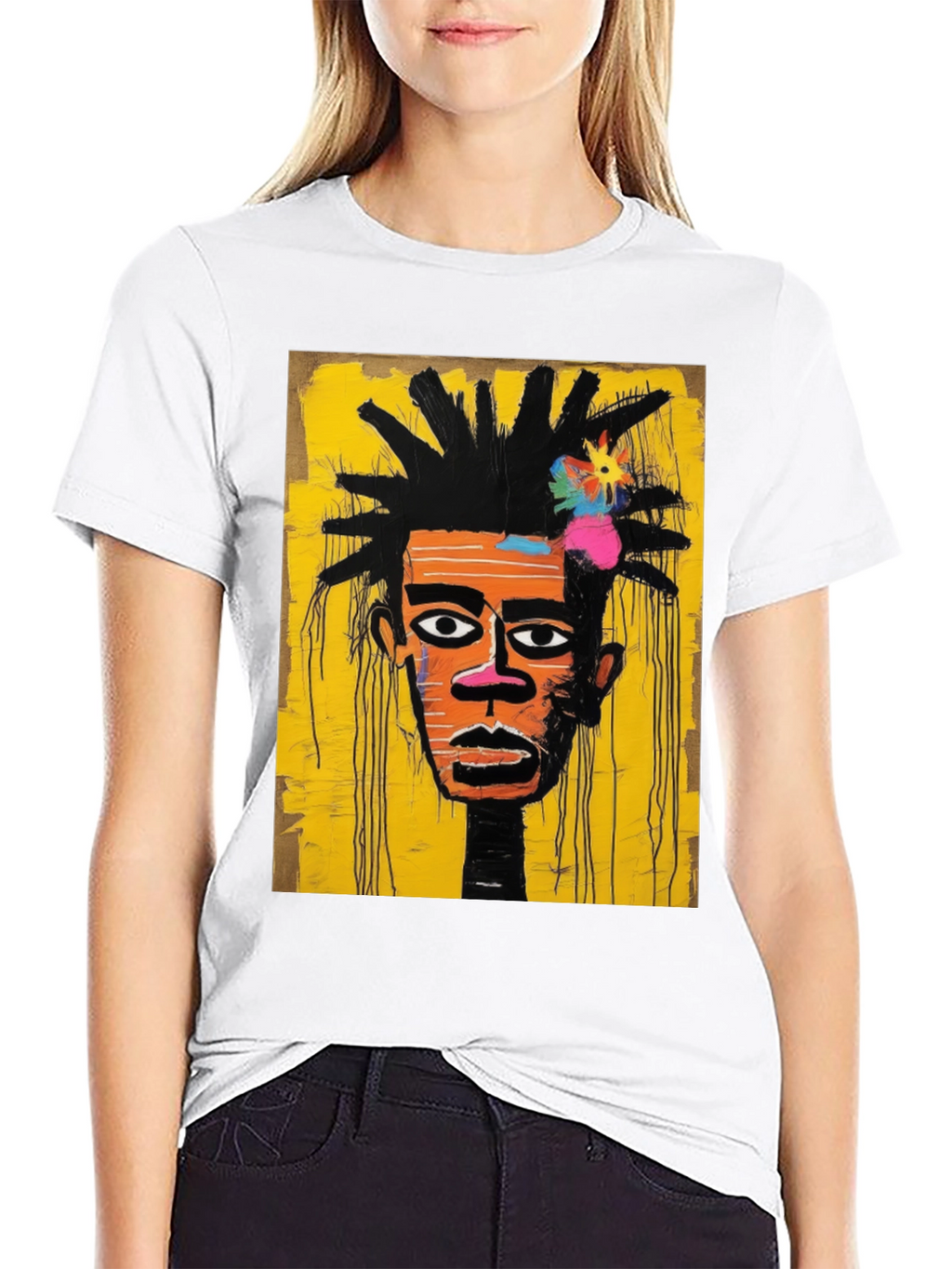 Abstract Art Graphic Tee - Stylish Streetwear