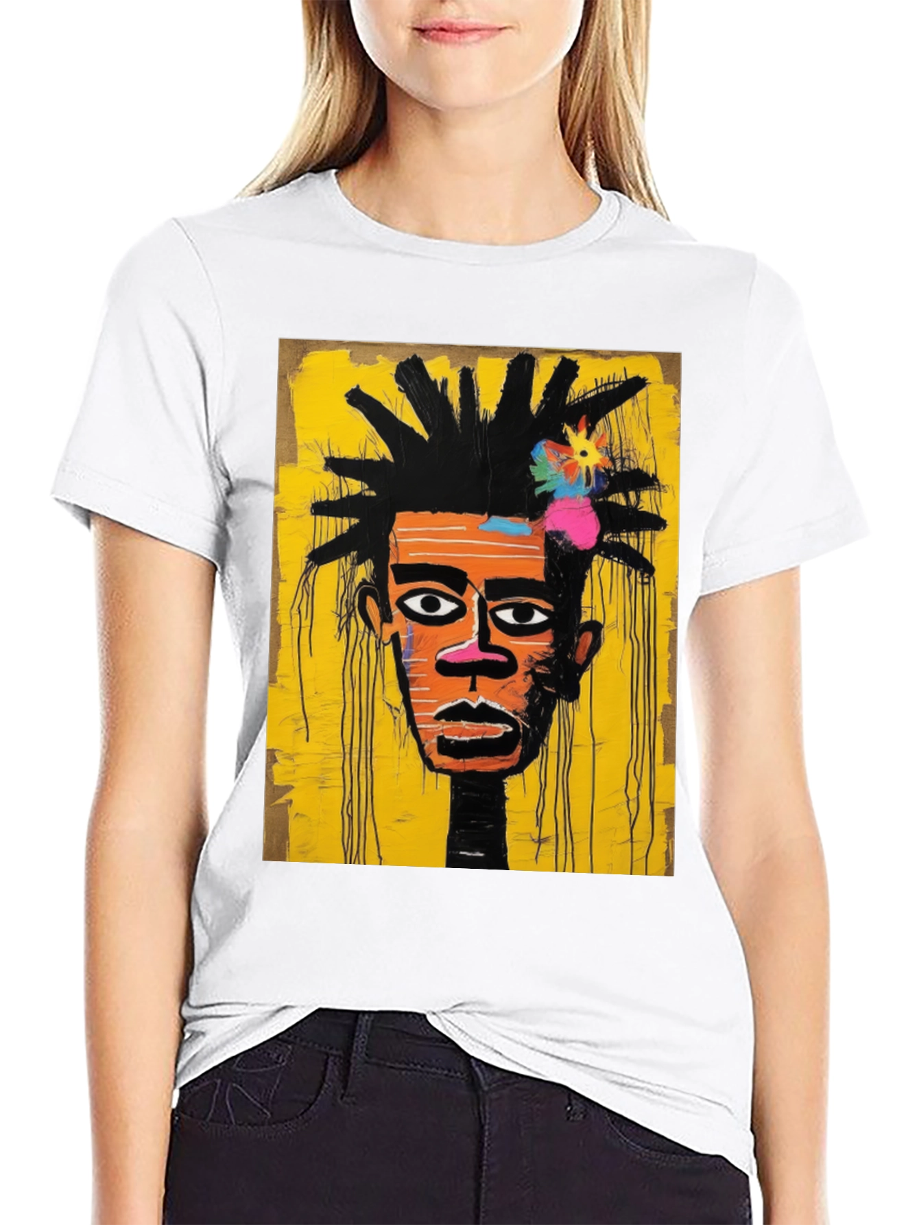 Abstract Art Graphic Tee - Stylish Streetwear