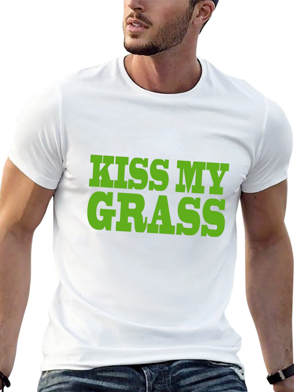 Kiss My Grass T-Shirt - Bold Statement Tee