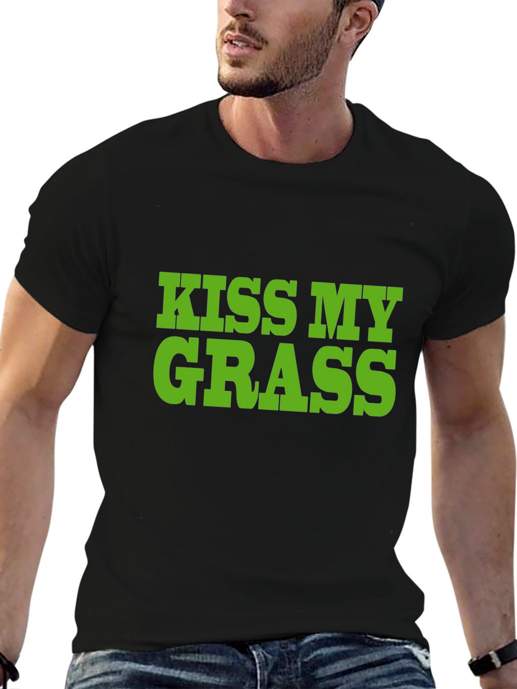 Kiss My Grass T-Shirt - Bold Statement Tee