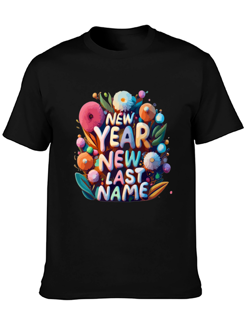 New Year New Last Name Graphic Tee