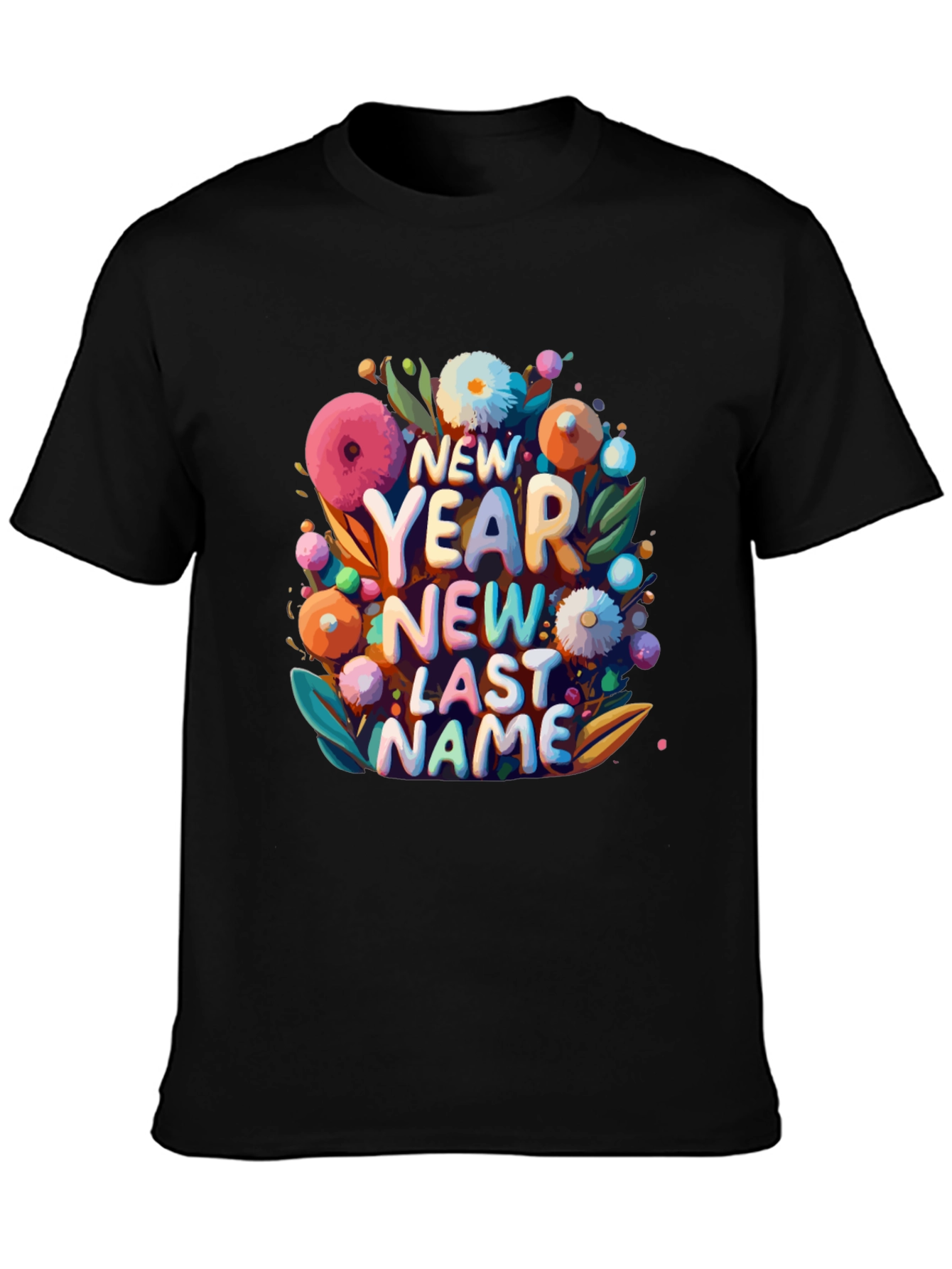 New Year New Last Name Graphic Tee