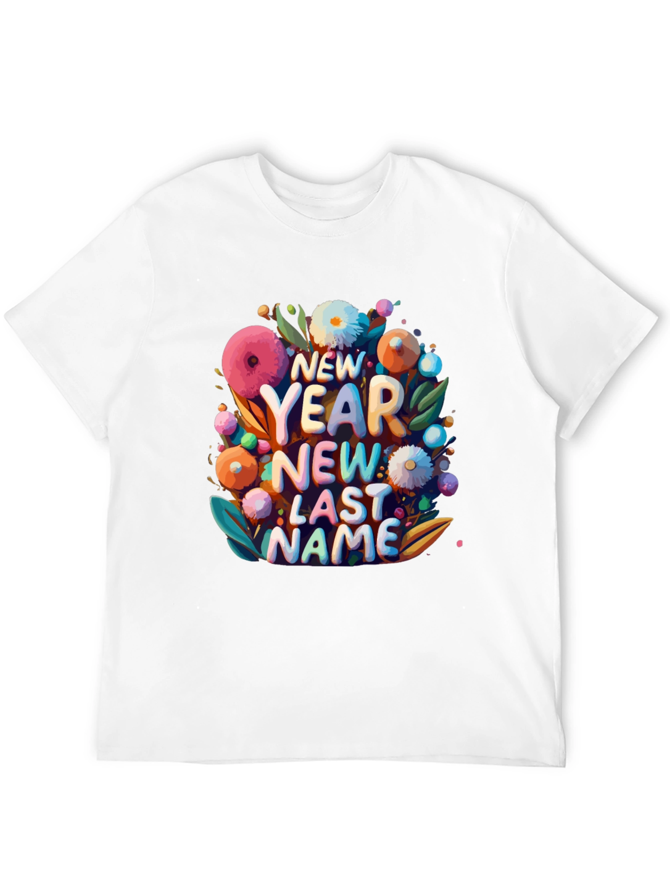 New Year New Last Name Graphic Tee