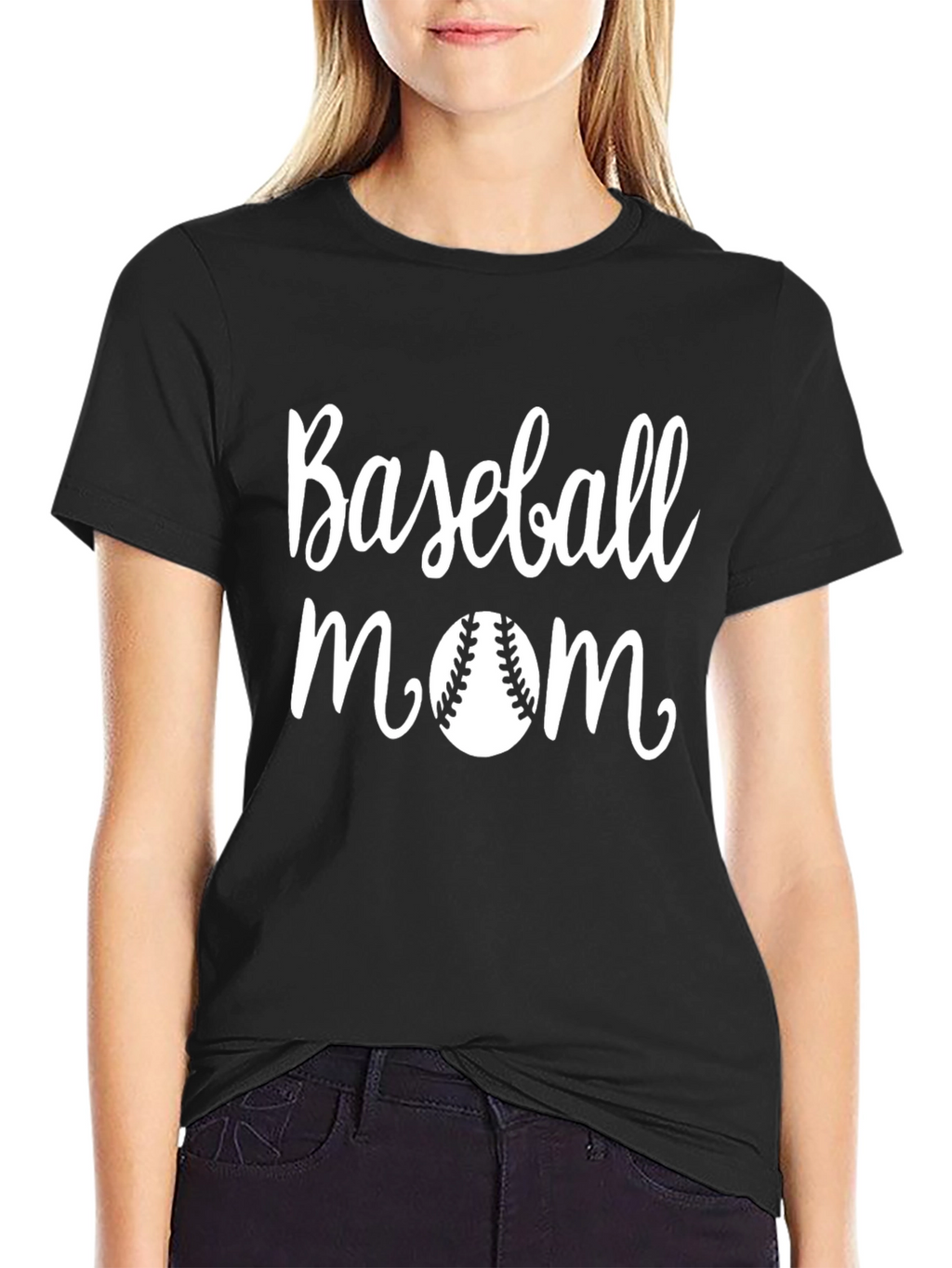 Baseball Mom Graphic T-Shirt