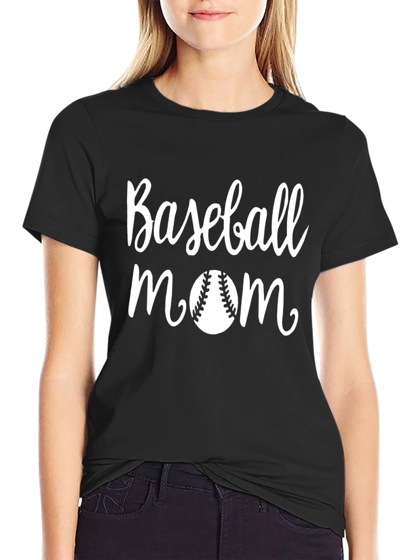 Baseball Mom Graphic T-Shirt