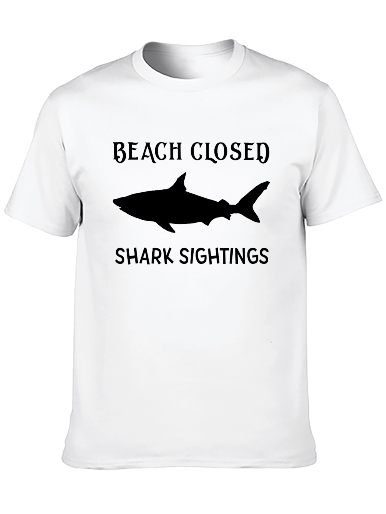 Beach Closed Shark Sighting Graphic Tee