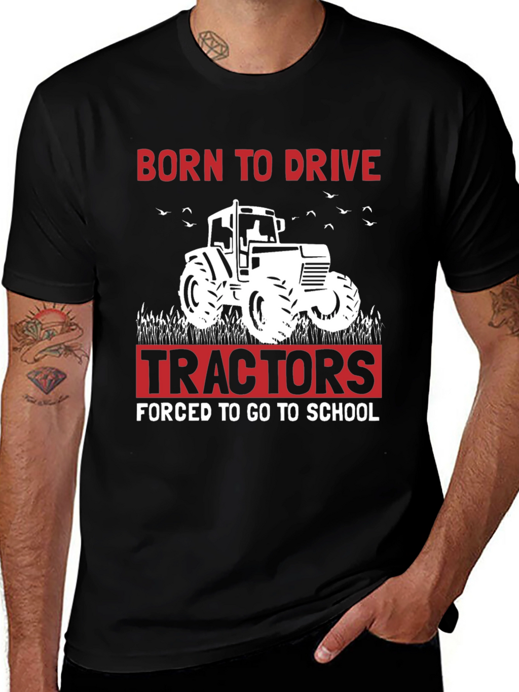Born to Drive Tractors T-Shirt
