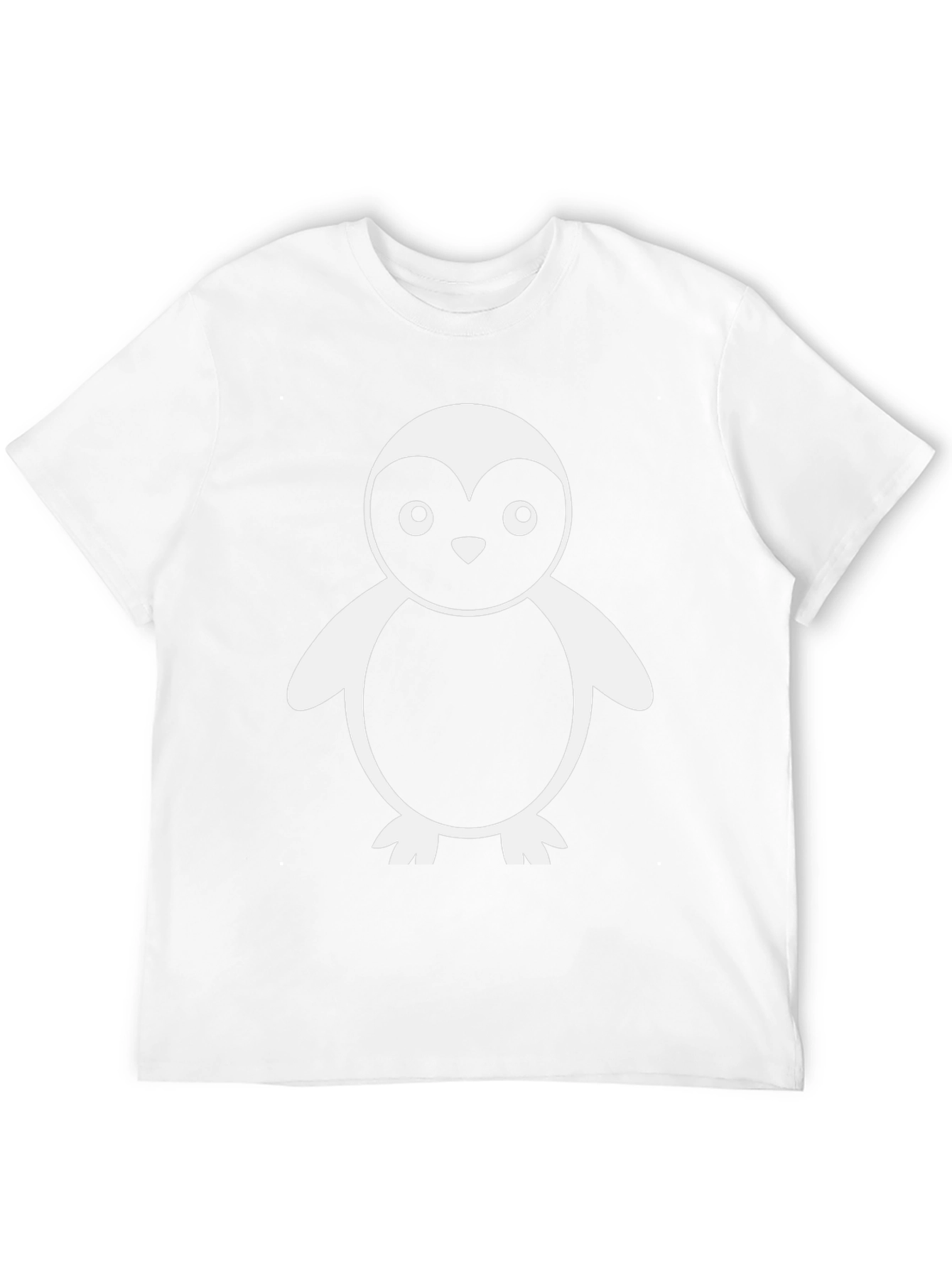 Penguin Graphic Tee - Casual Black T-Shirt