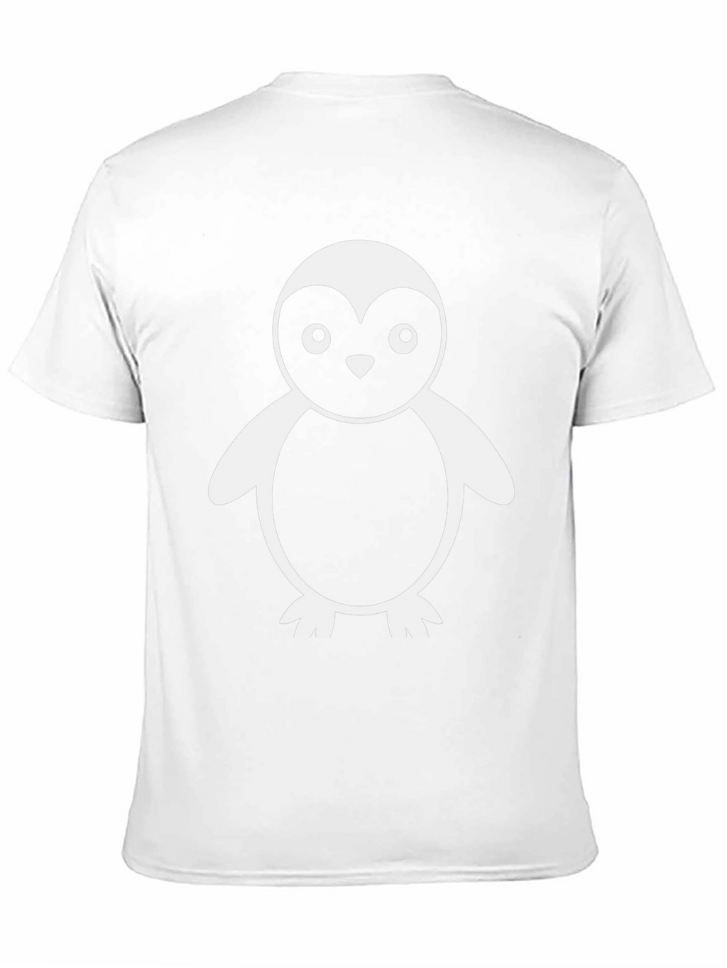 Penguin Graphic Tee - Casual Black T-Shirt