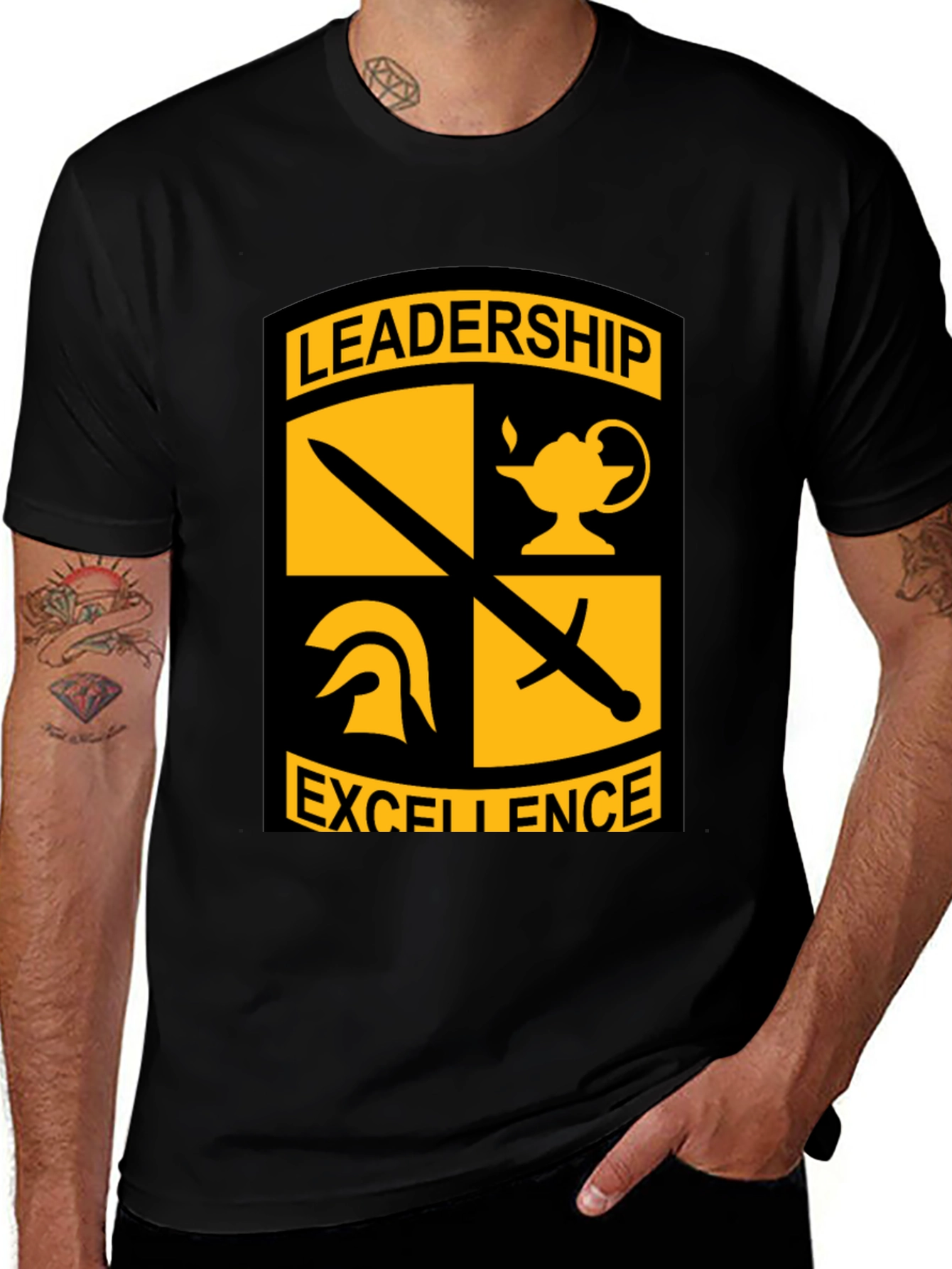Leadership Excellence T-Shirt Military Inspired Design