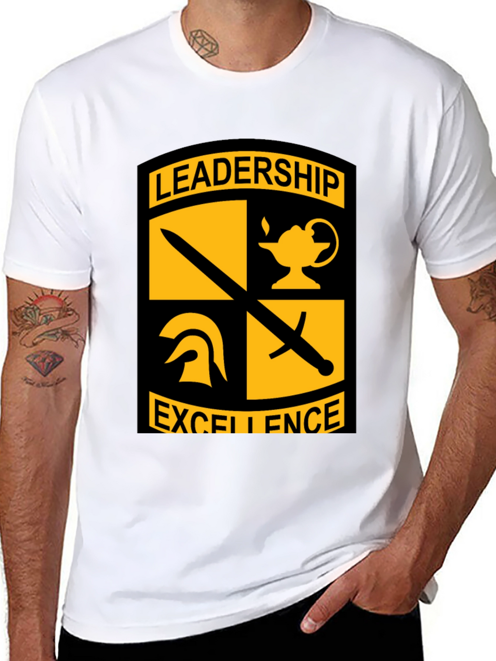Leadership Excellence T-Shirt Military Inspired Design