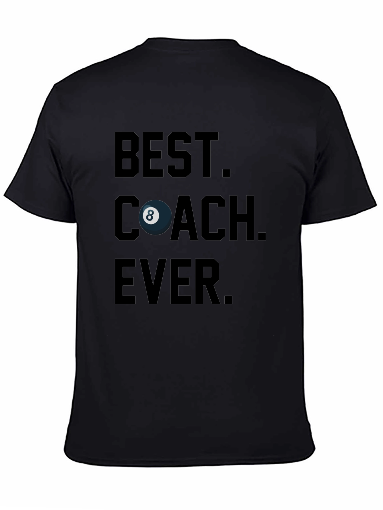 Best Coach Ever Billiards T-Shirt