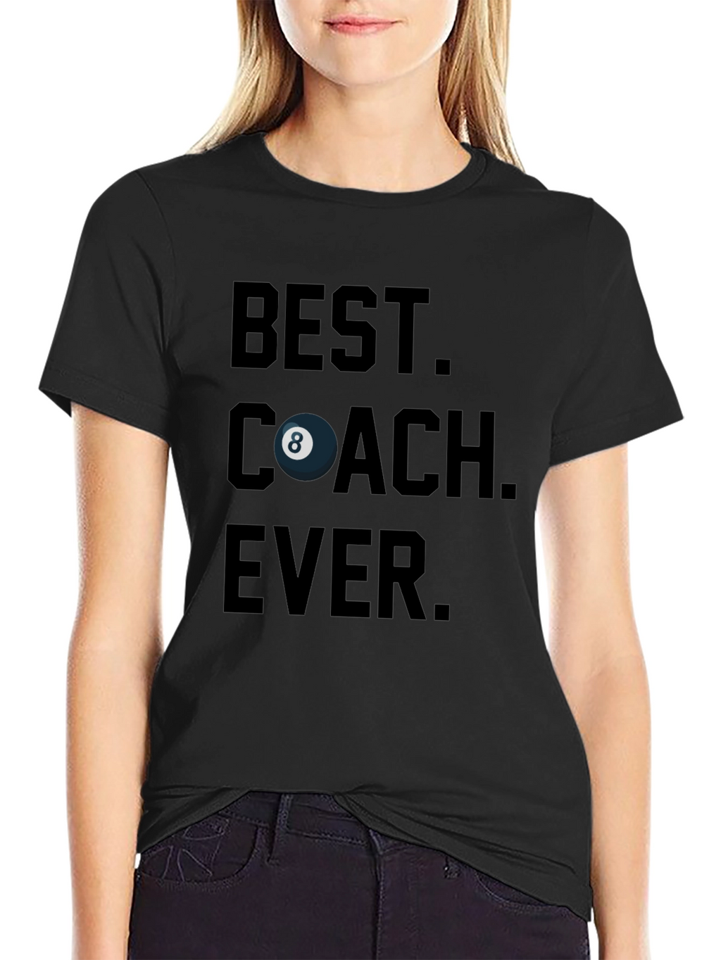 Best Coach Ever Billiards T-Shirt