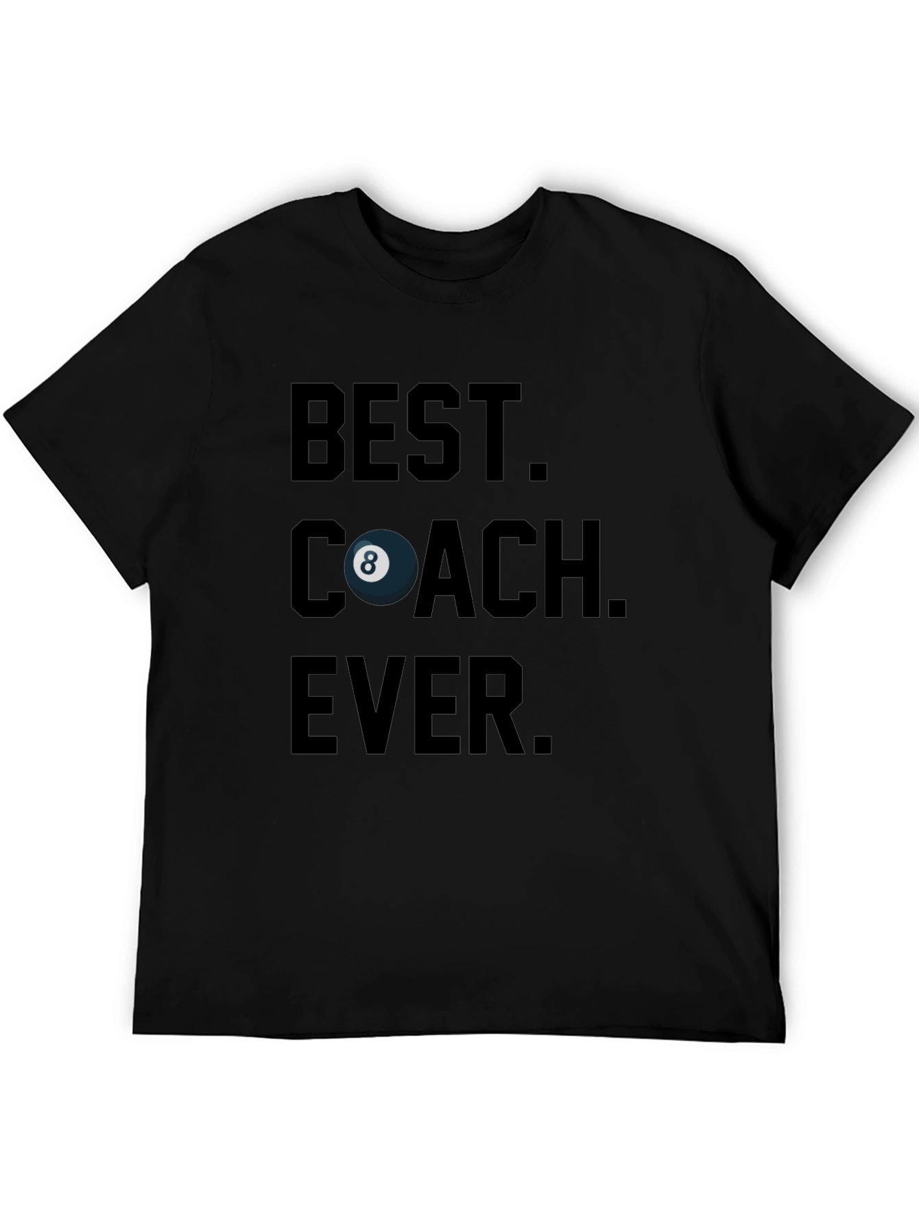 Best Coach Ever Billiards T-Shirt