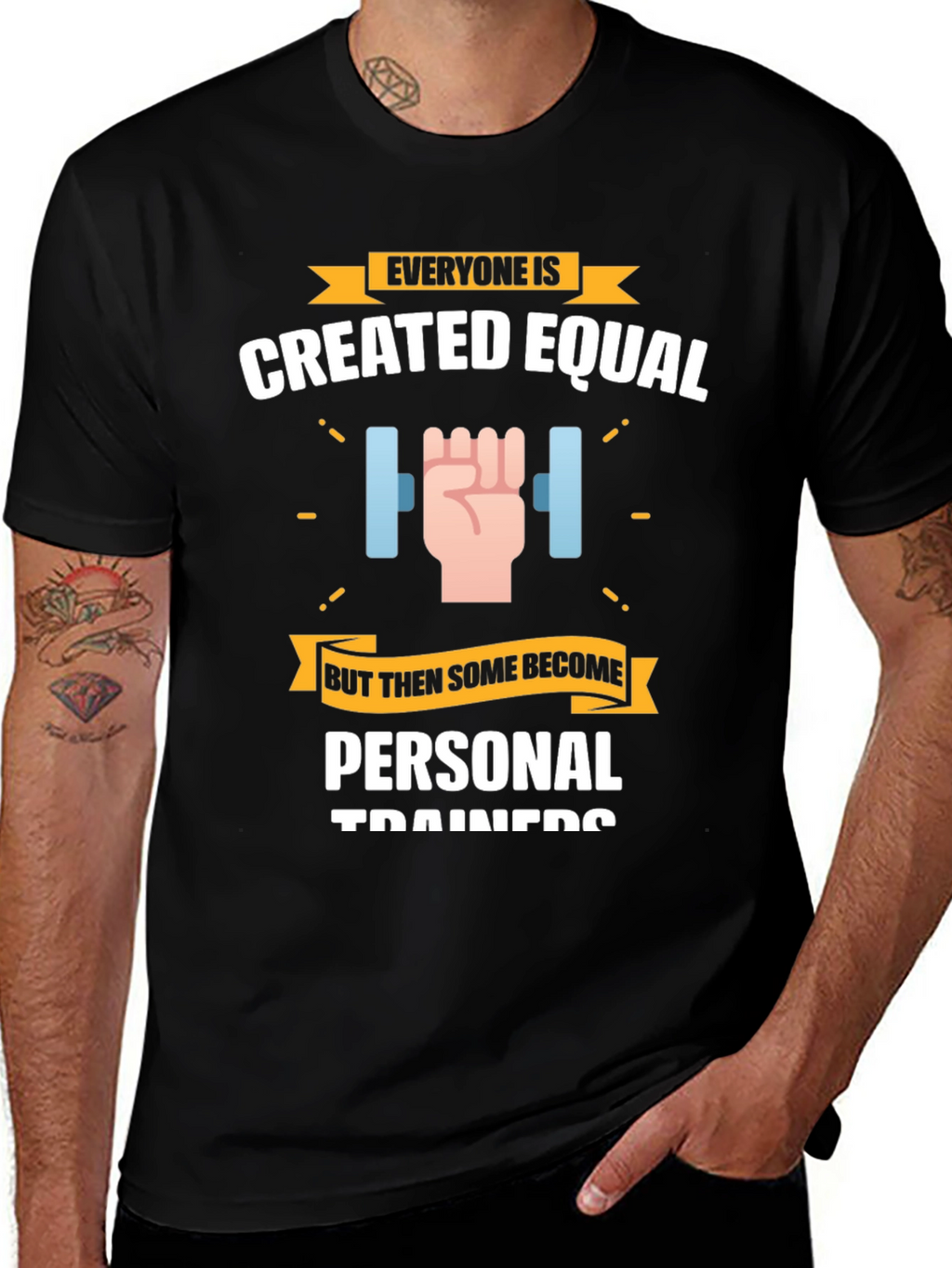 Personal Trainer T-Shirt - Created Equal Design