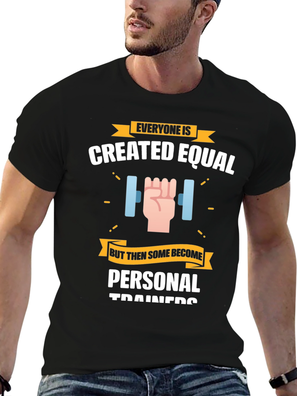 Personal Trainer T-Shirt - Created Equal Design
