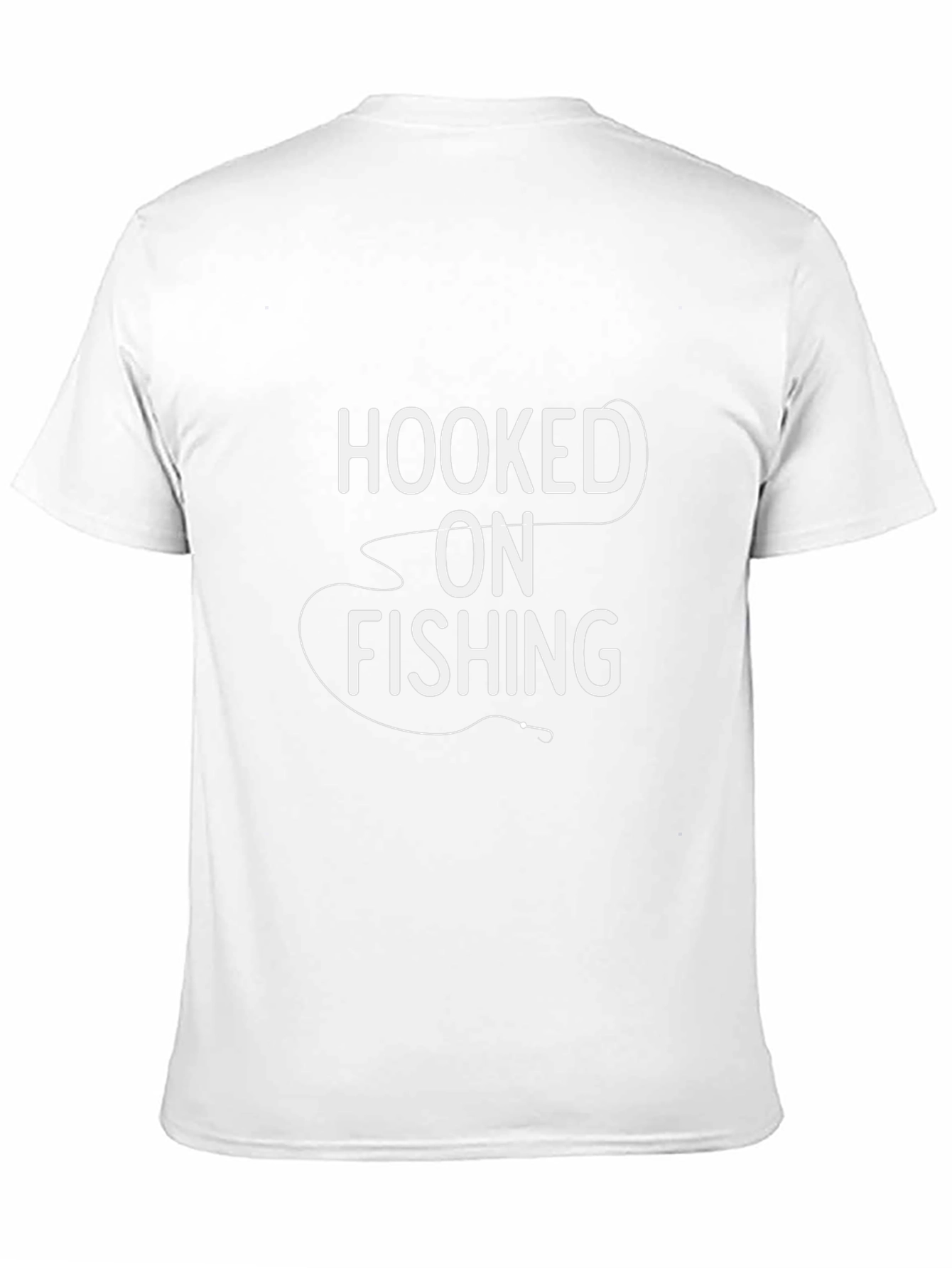 Hooked On Fishing Black T-Shirt