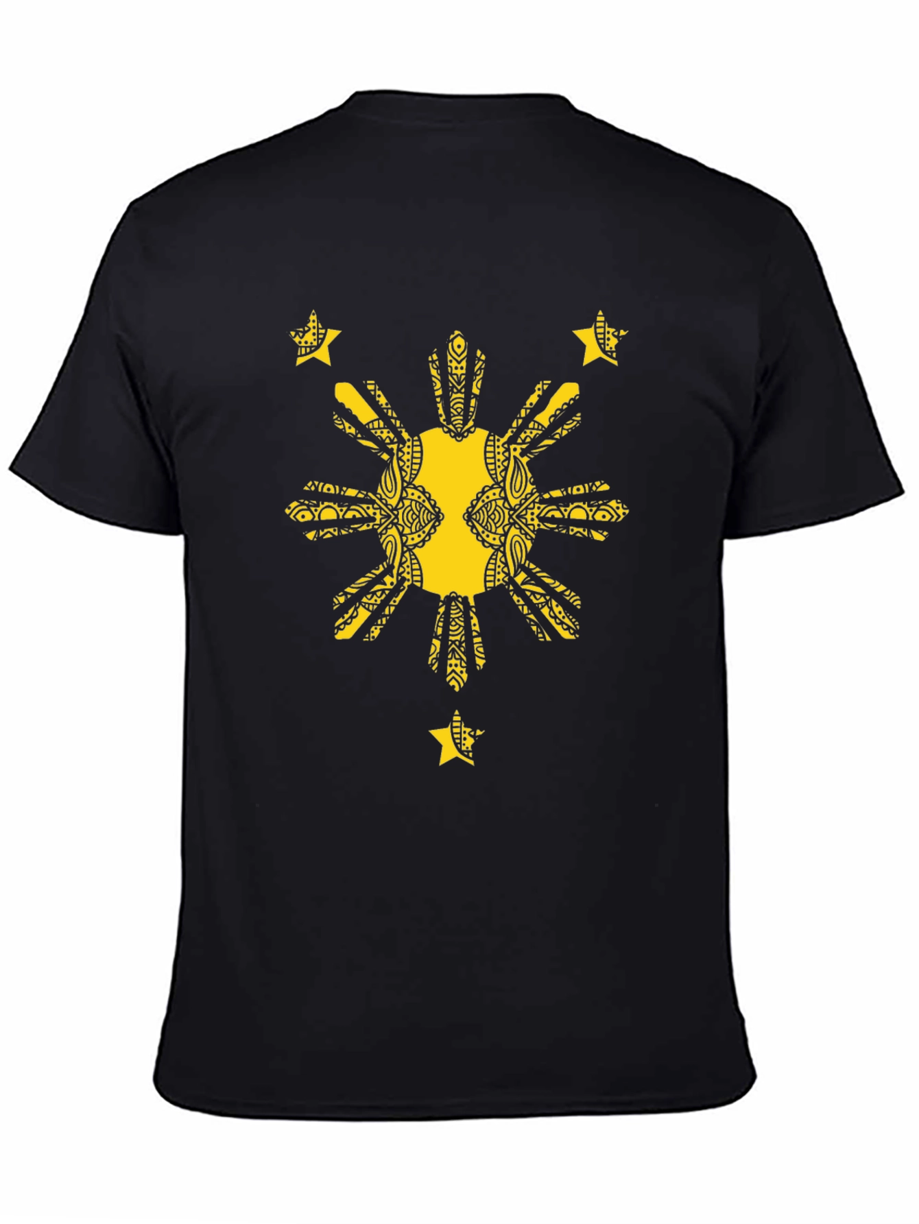 Filipino Pride Graphic Tee - Black