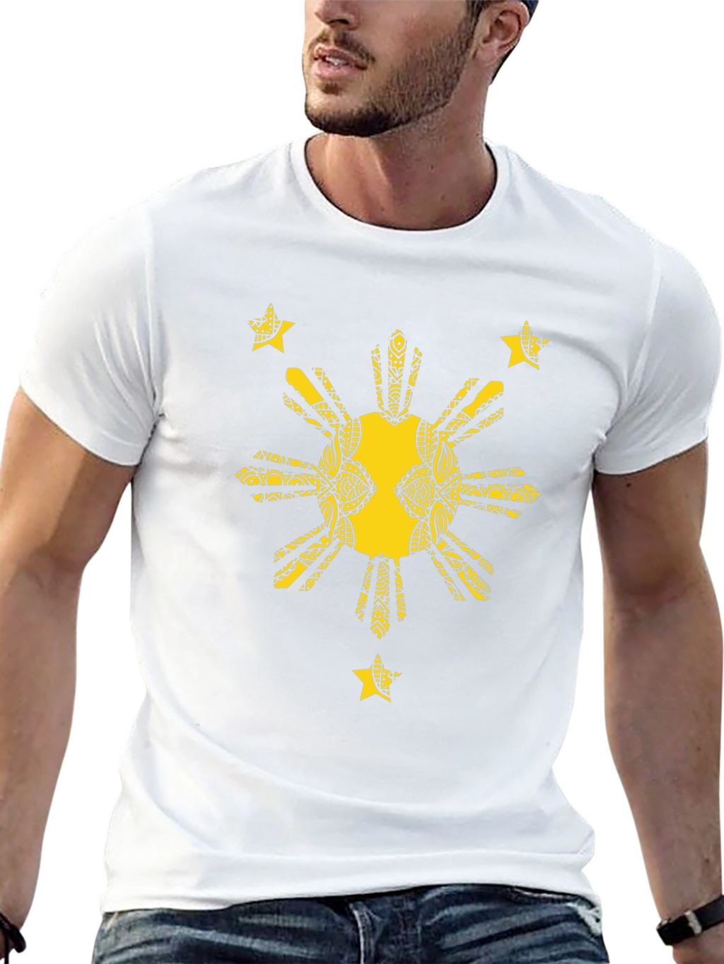Filipino Pride Graphic Tee - Black