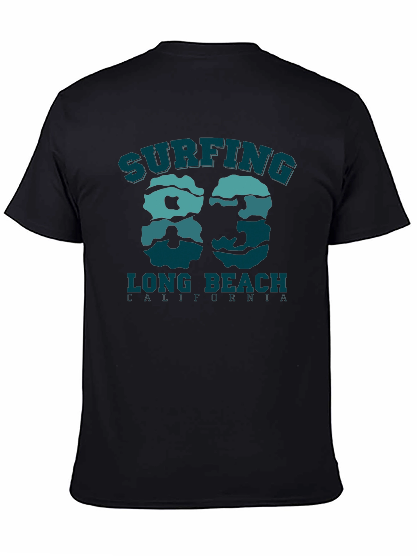 Surfing Long Beach California 83 T-Shirt