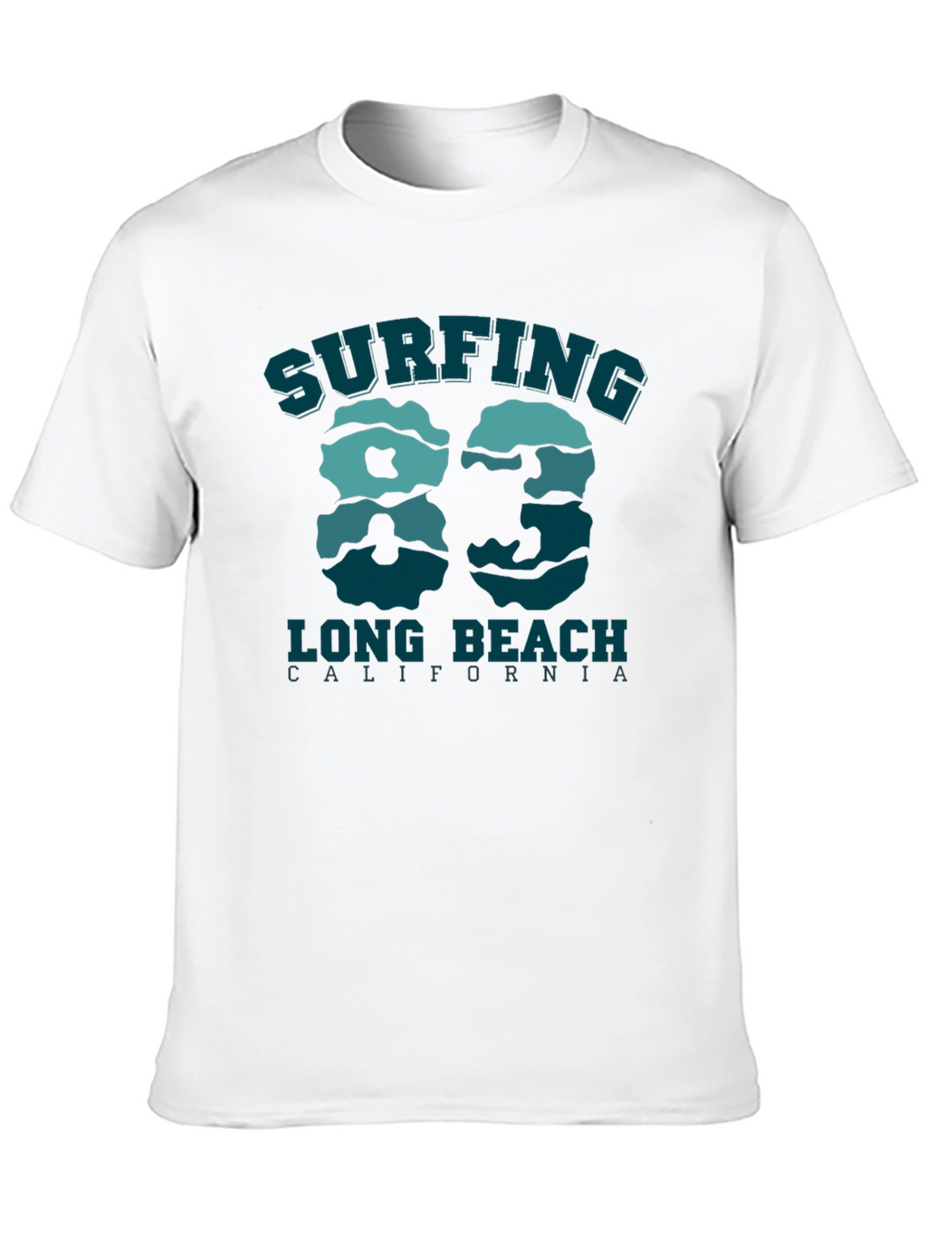 Surfing Long Beach California 83 T-Shirt