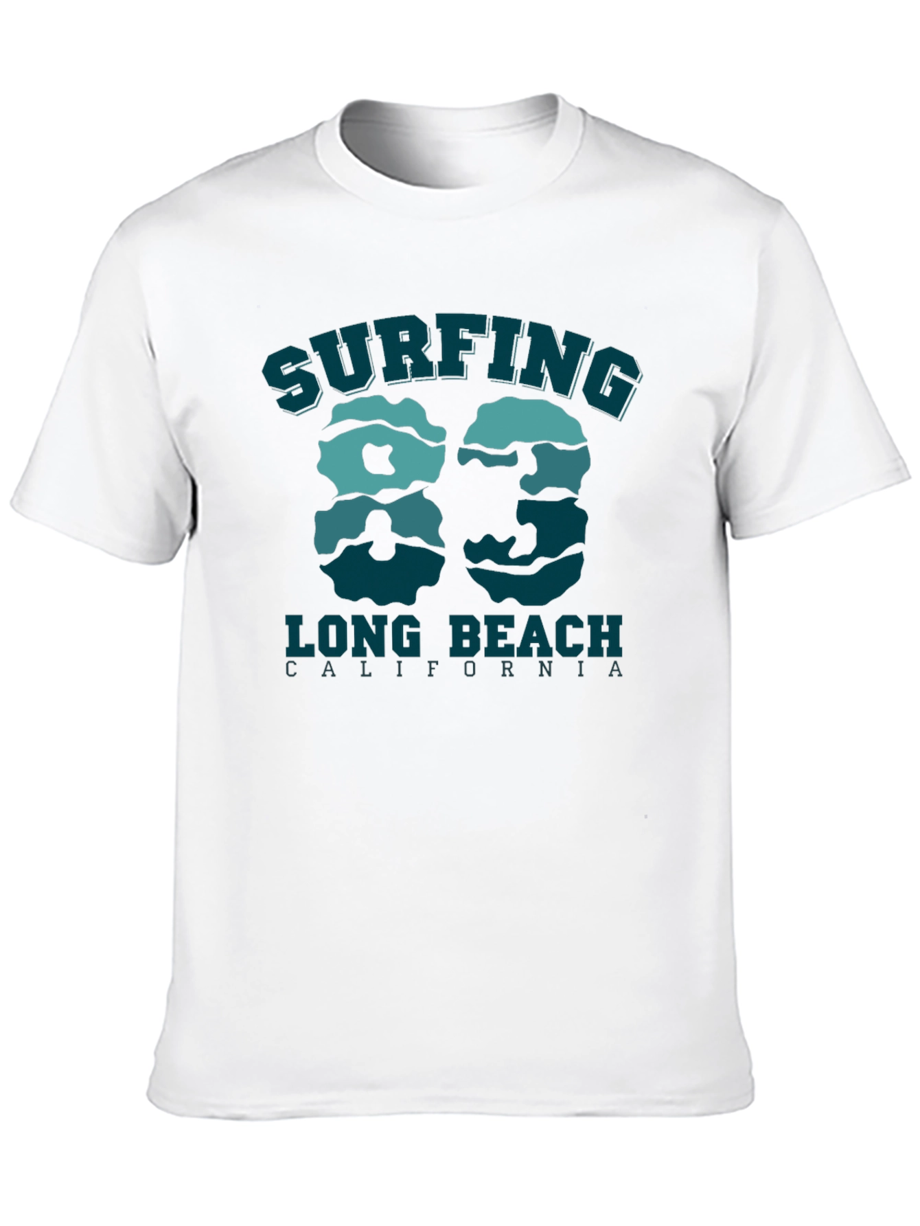 Surfing Long Beach California 83 T-Shirt