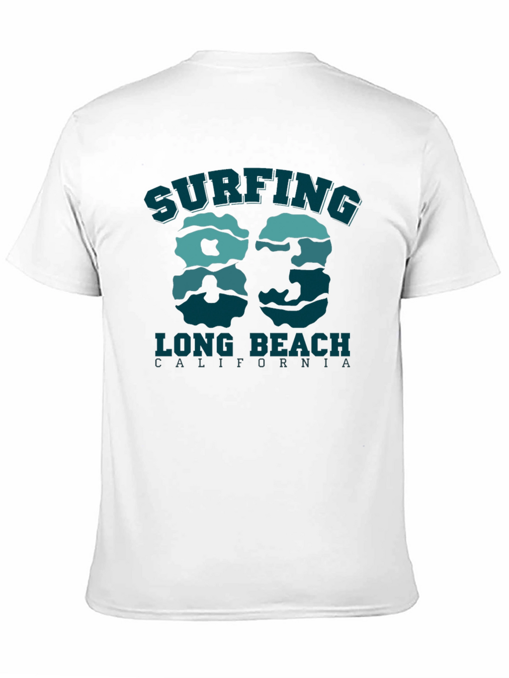 Surfing Long Beach California 83 T-Shirt