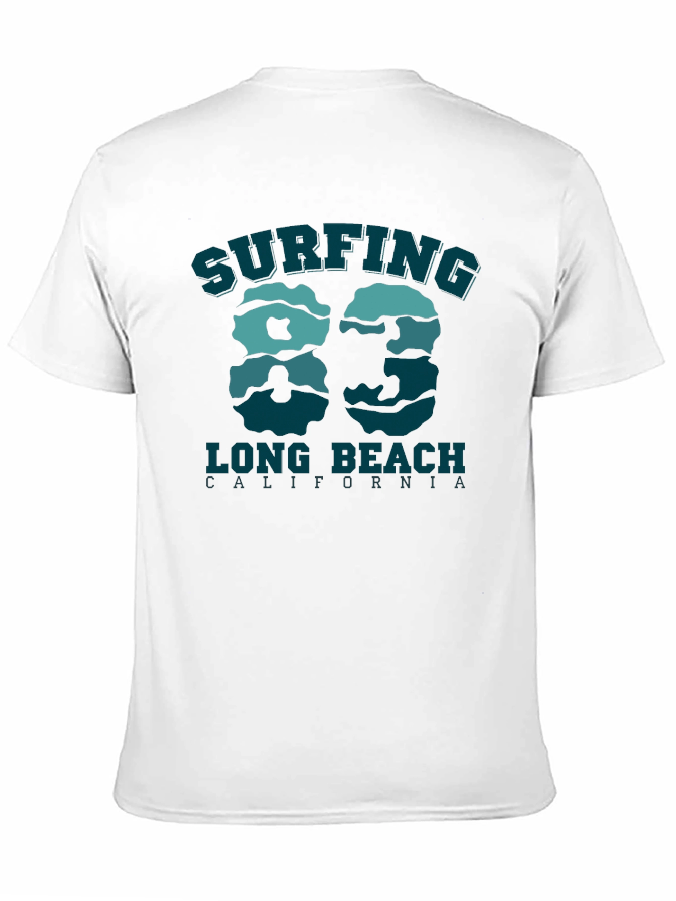 Surfing Long Beach California 83 T-Shirt