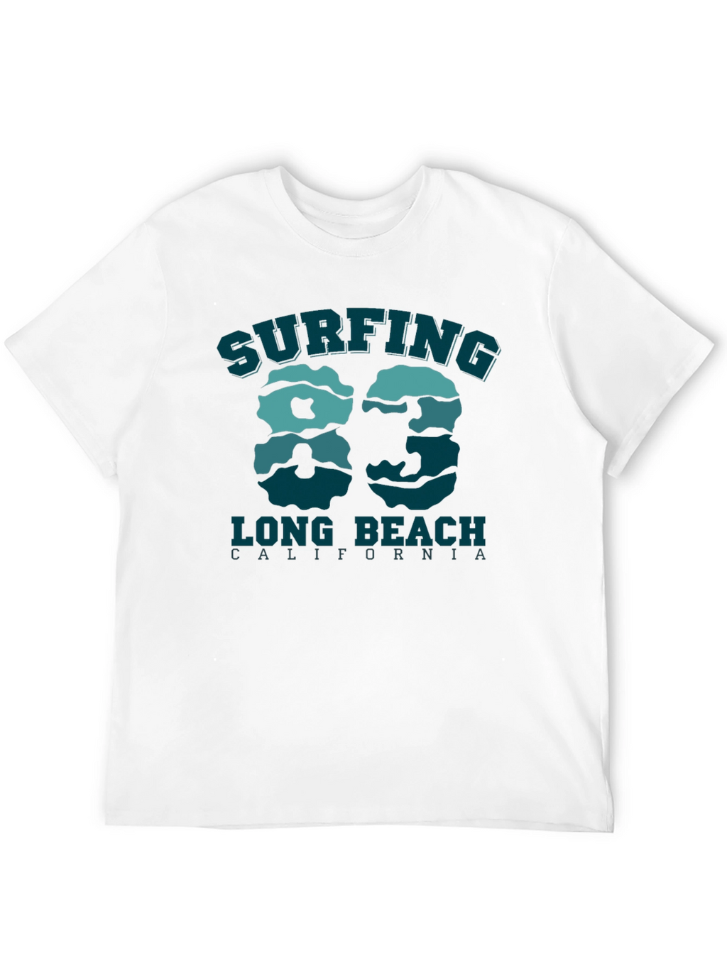 Surfing Long Beach California 83 T-Shirt