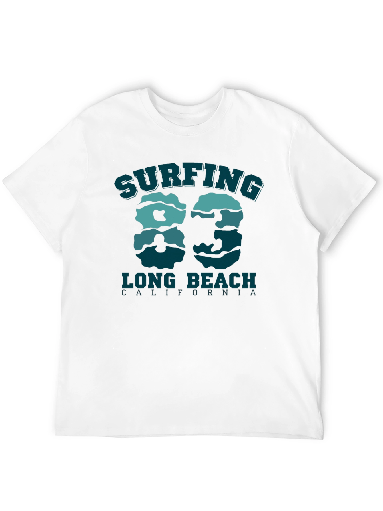 Surfing Long Beach California 83 T-Shirt