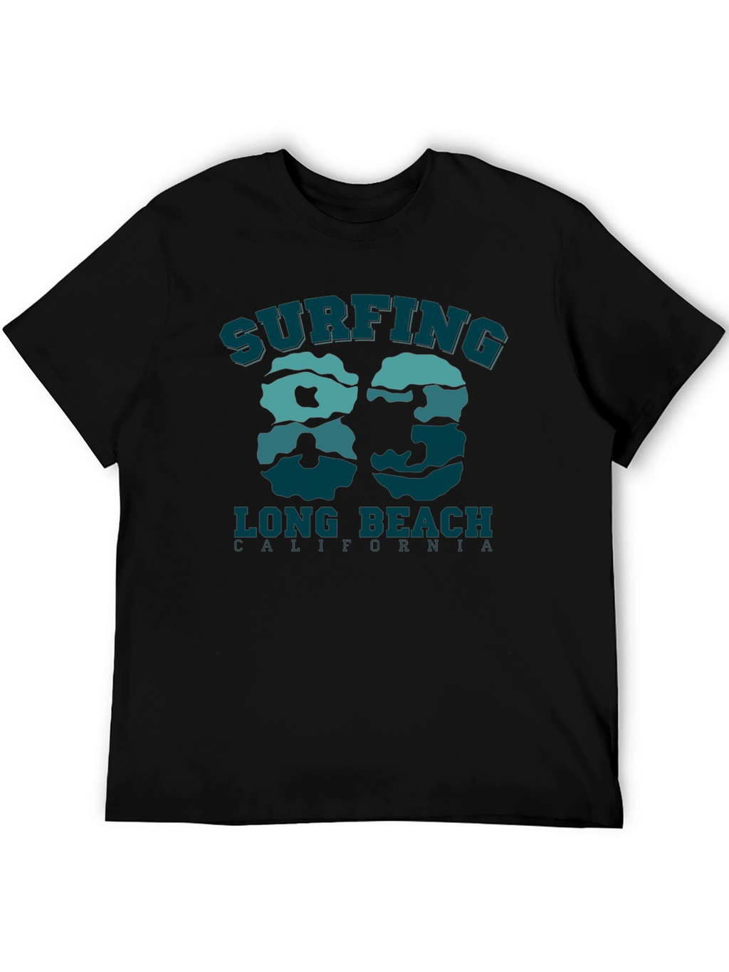 Surfing Long Beach California 83 T-Shirt