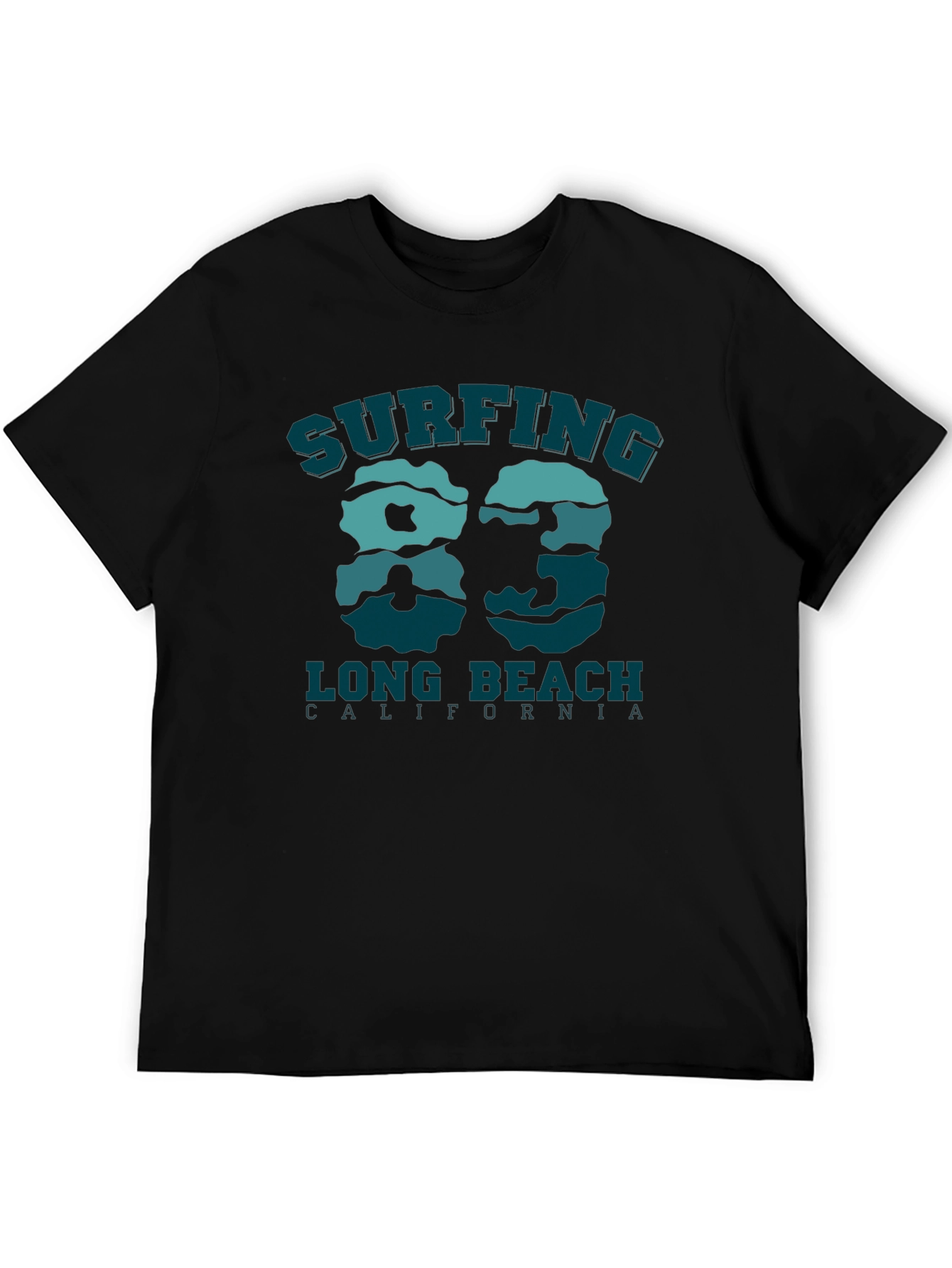 Surfing Long Beach California 83 T-Shirt