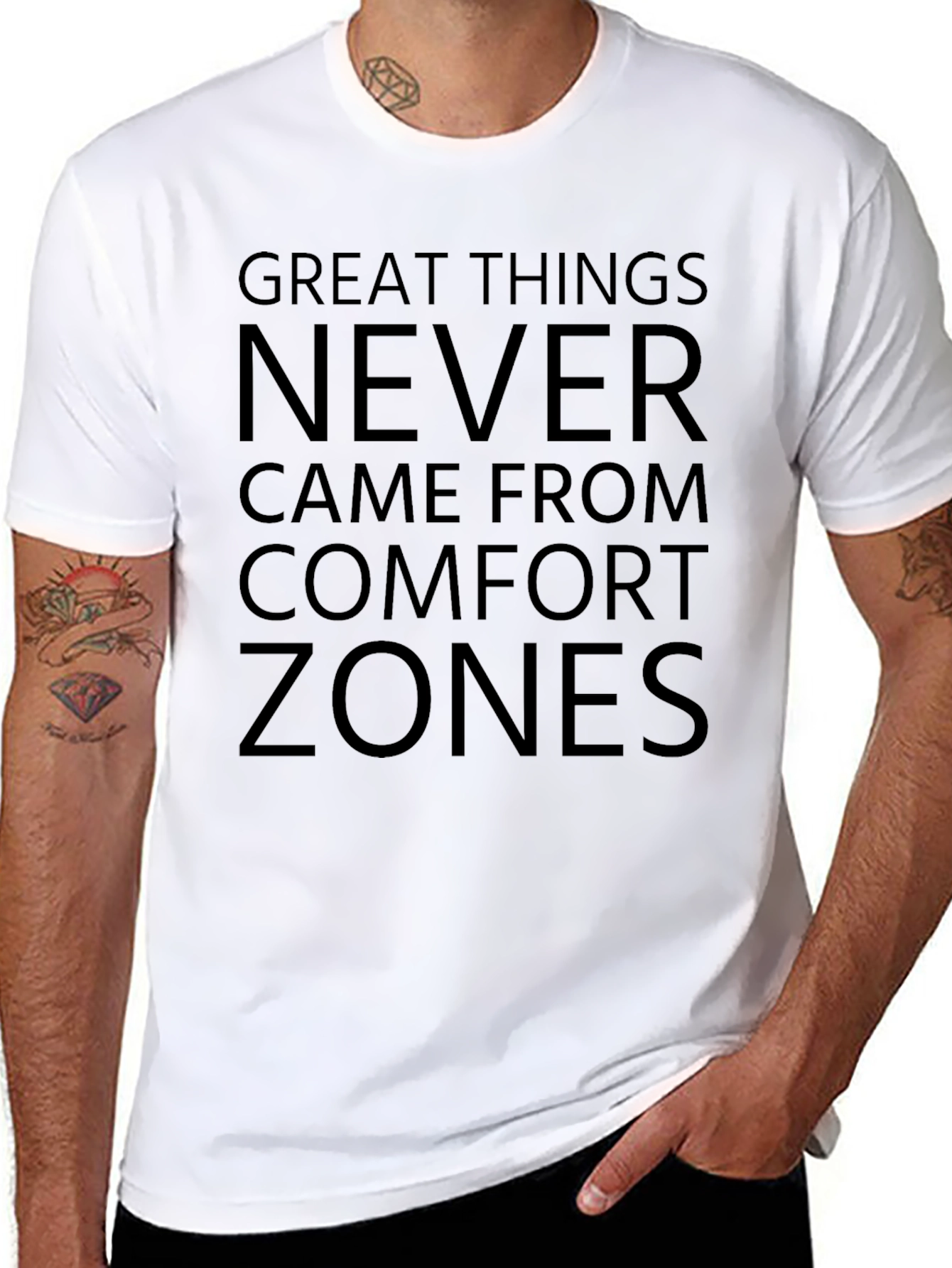 Comfort Zone Motivational T-Shirt