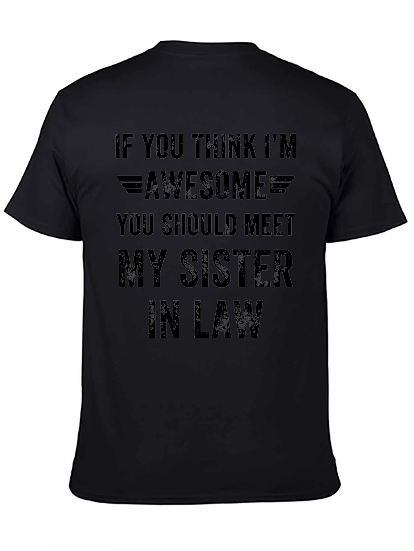 Awesome Sister-in-Law Mens Black T-Shirt