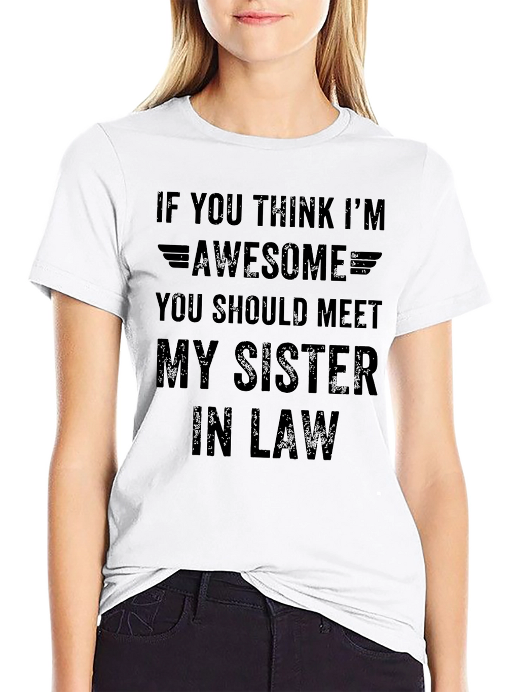 Awesome Sister-in-Law Mens Black T-Shirt