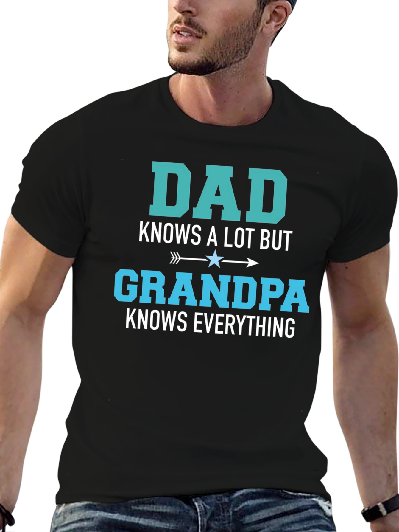 Dad Knows A Lot Grandpa Knows Everything T-Shirt