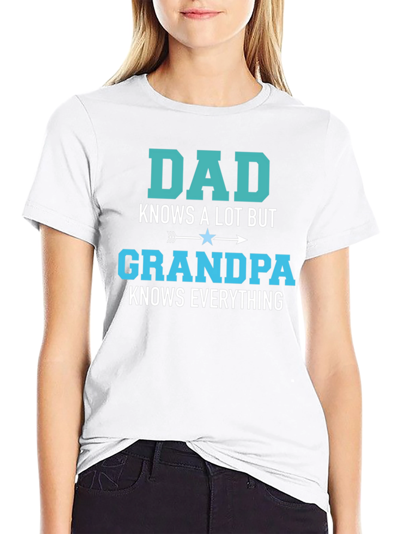 Dad Knows A Lot Grandpa Knows Everything T-Shirt