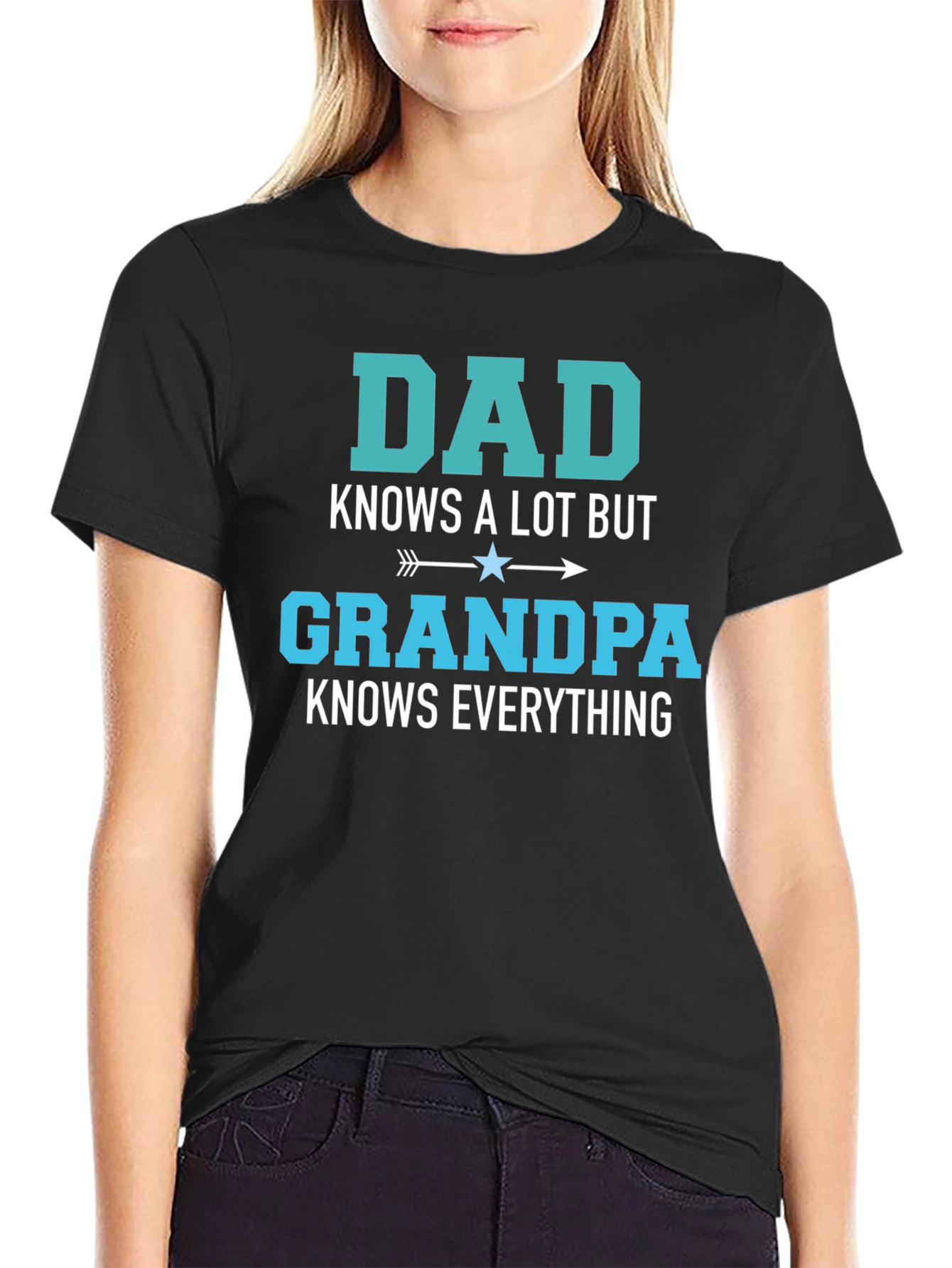 Dad Knows A Lot Grandpa Knows Everything T-Shirt
