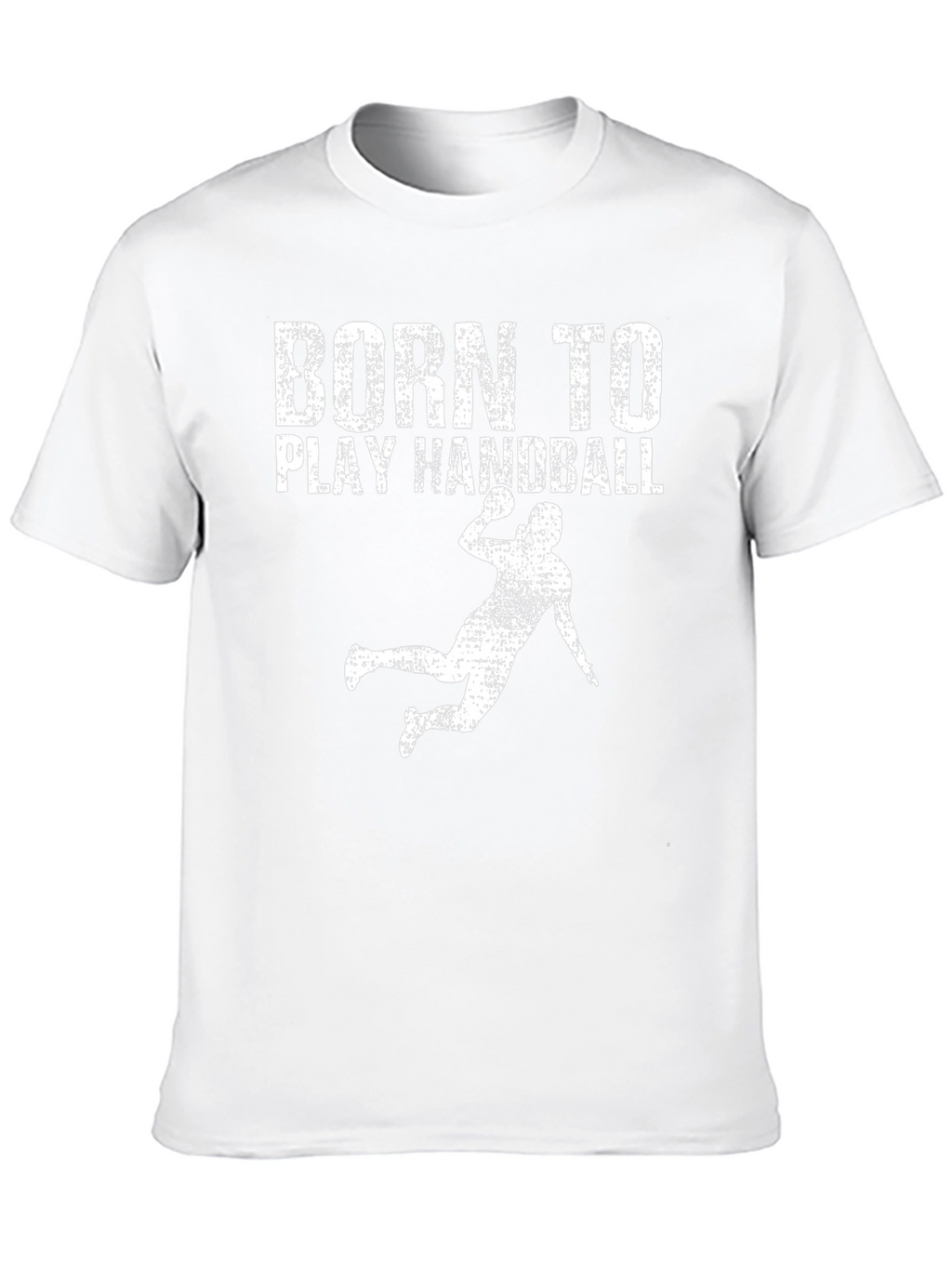 Born To Play Handball Black T-Shirt
