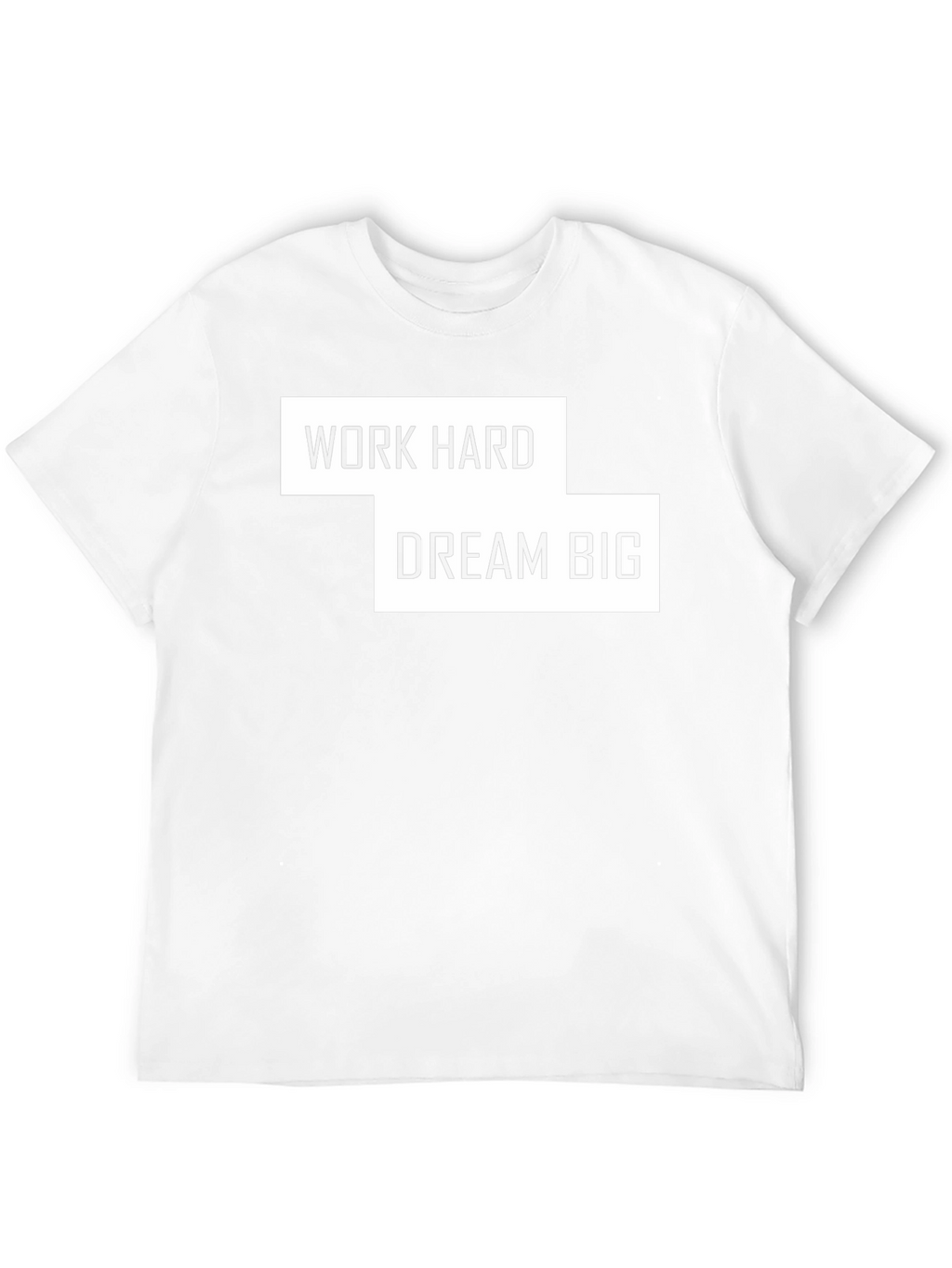 Work Hard Dream Big Black Tee