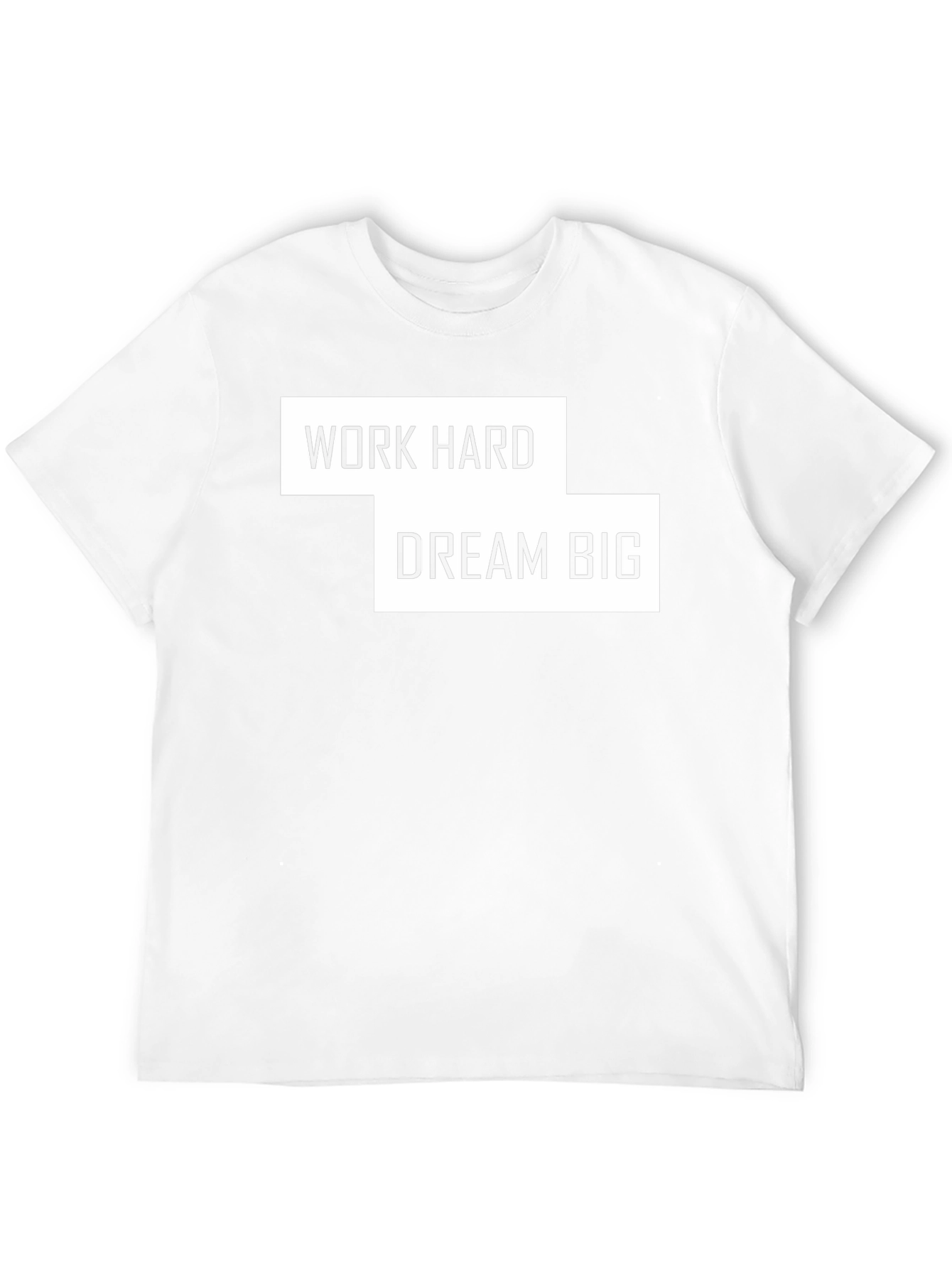 Work Hard Dream Big Black Tee